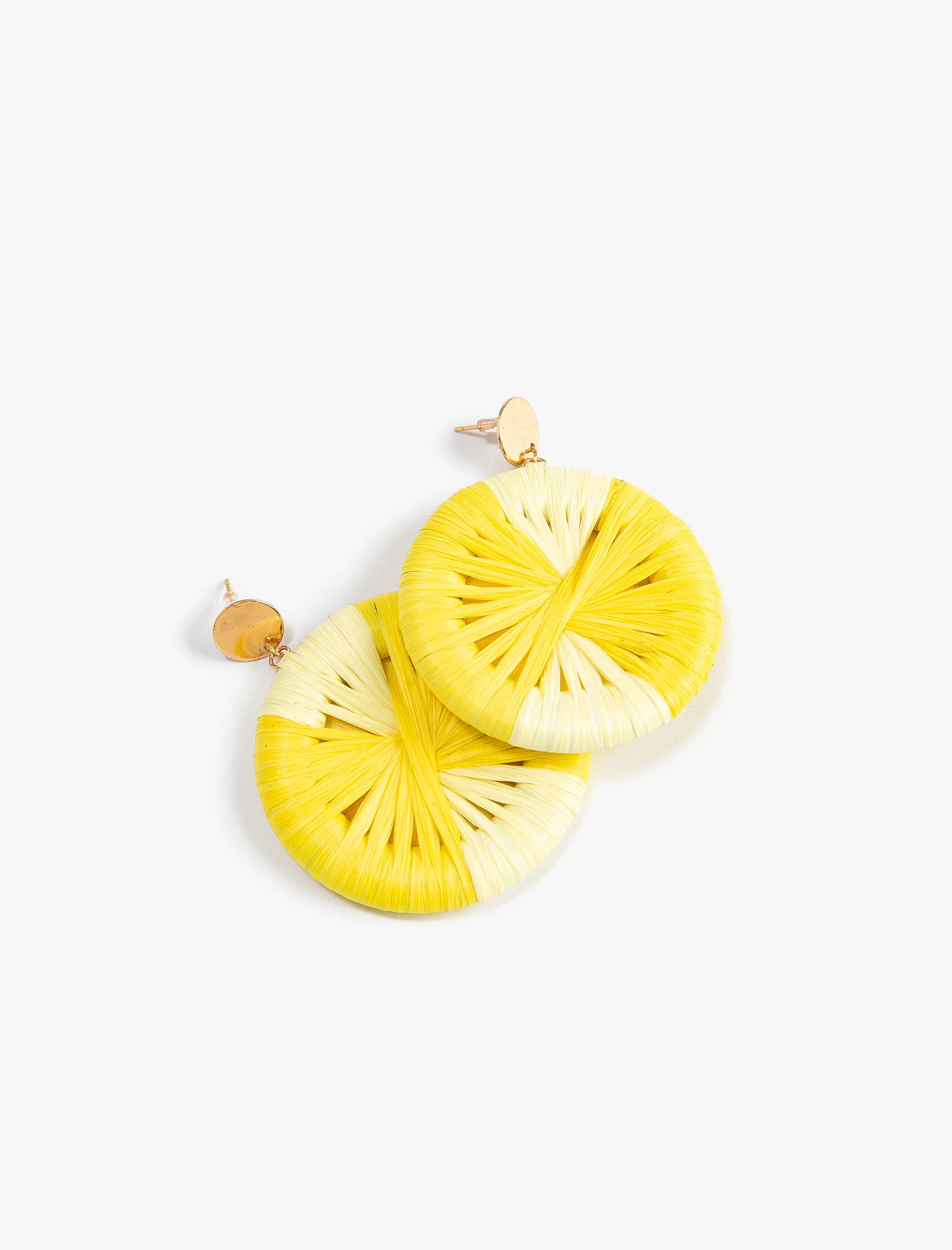  Kadın Küpe Etnik Görünümlü Büyük Yuvarlak Şekilli