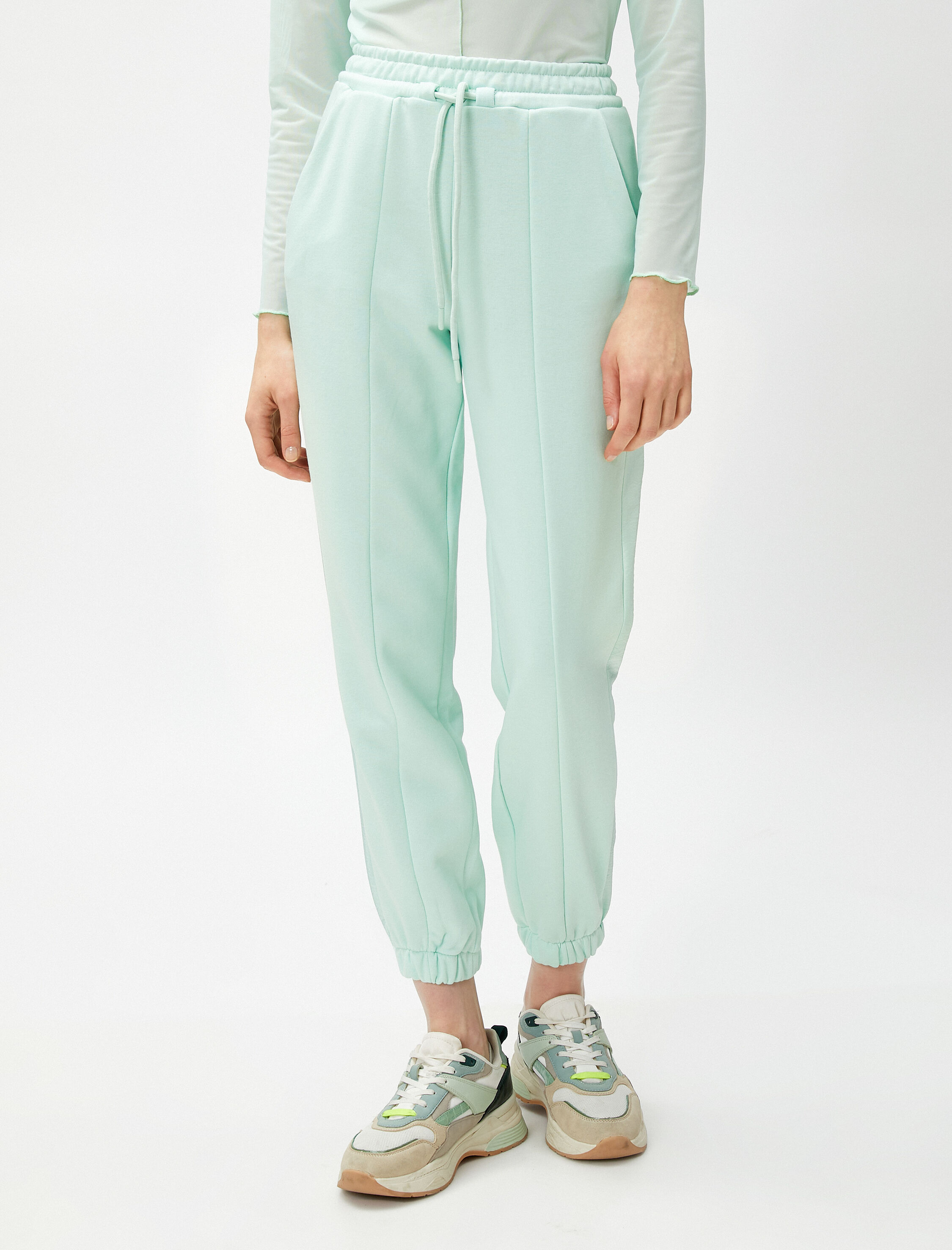   Jogger Eşofman Altı Nervürlü Cepli