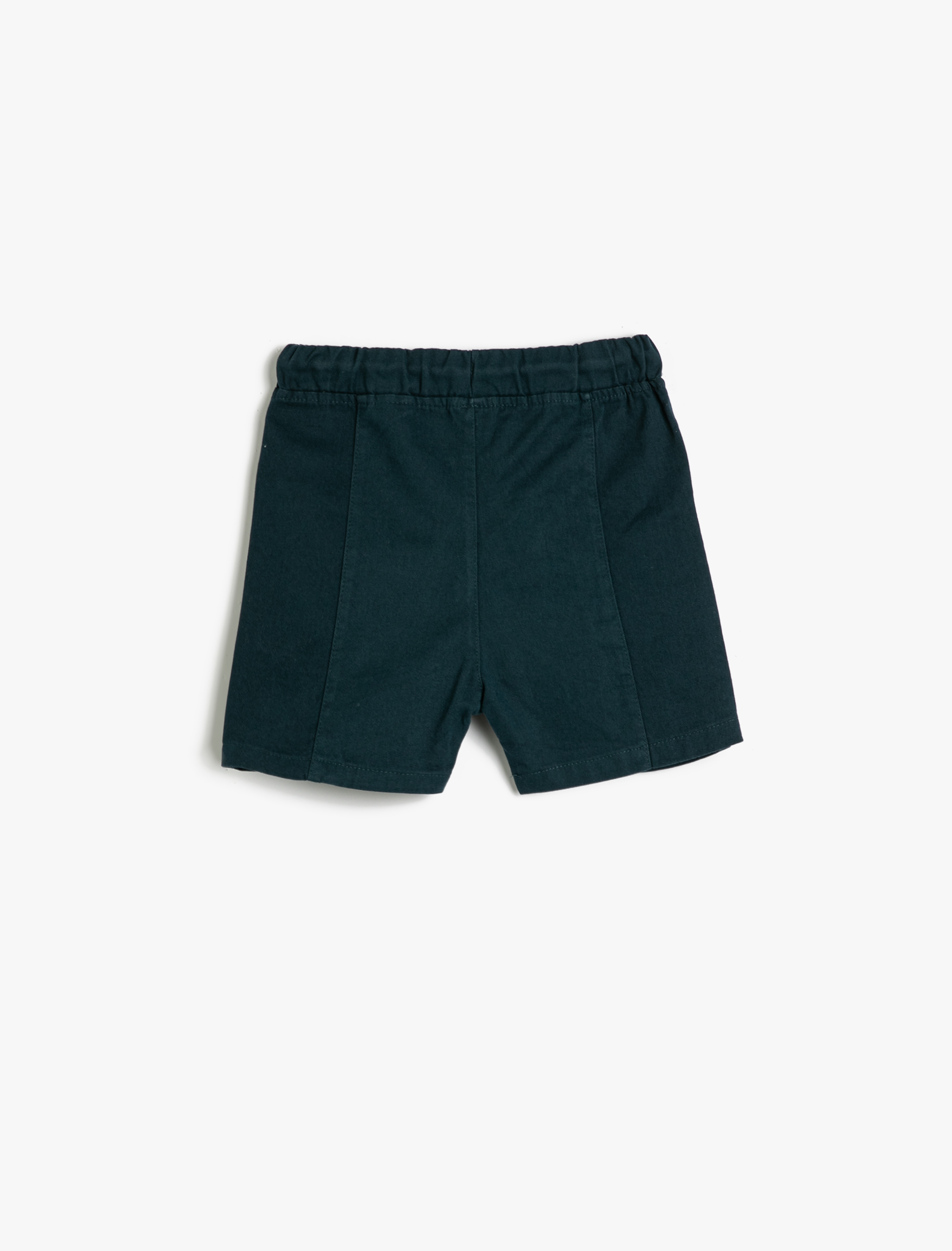  Erkek Bebek Şort Beli Bağlamalı Lastikli Baskı Detaylı Cepli Pamuklu