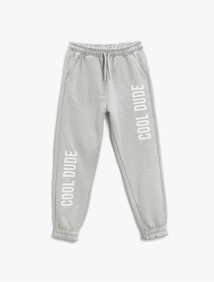 Erkek Çocuk Baskılı Jogger Eşofman Altı