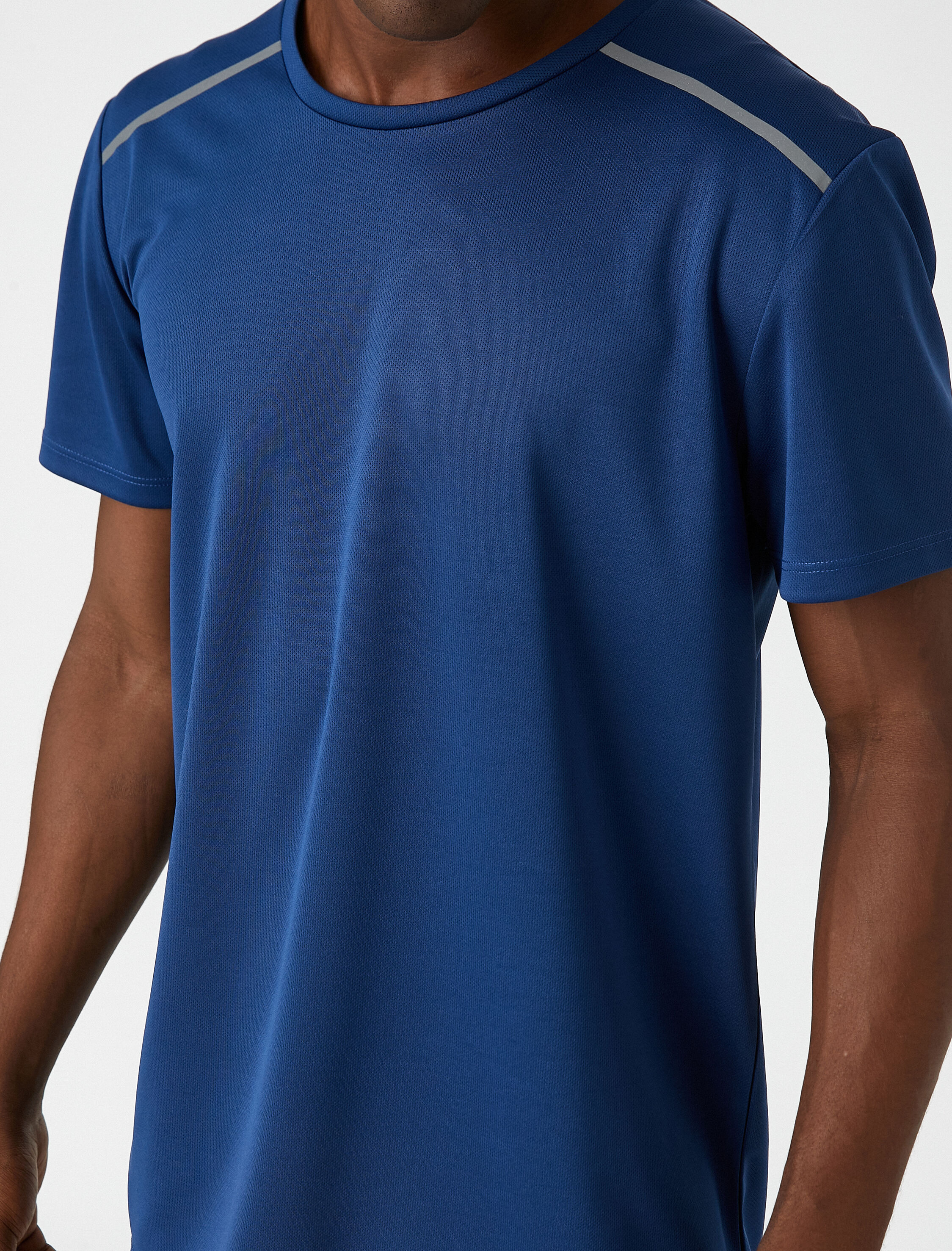   Baskılı Spor Tişört Bisiklet Yaka