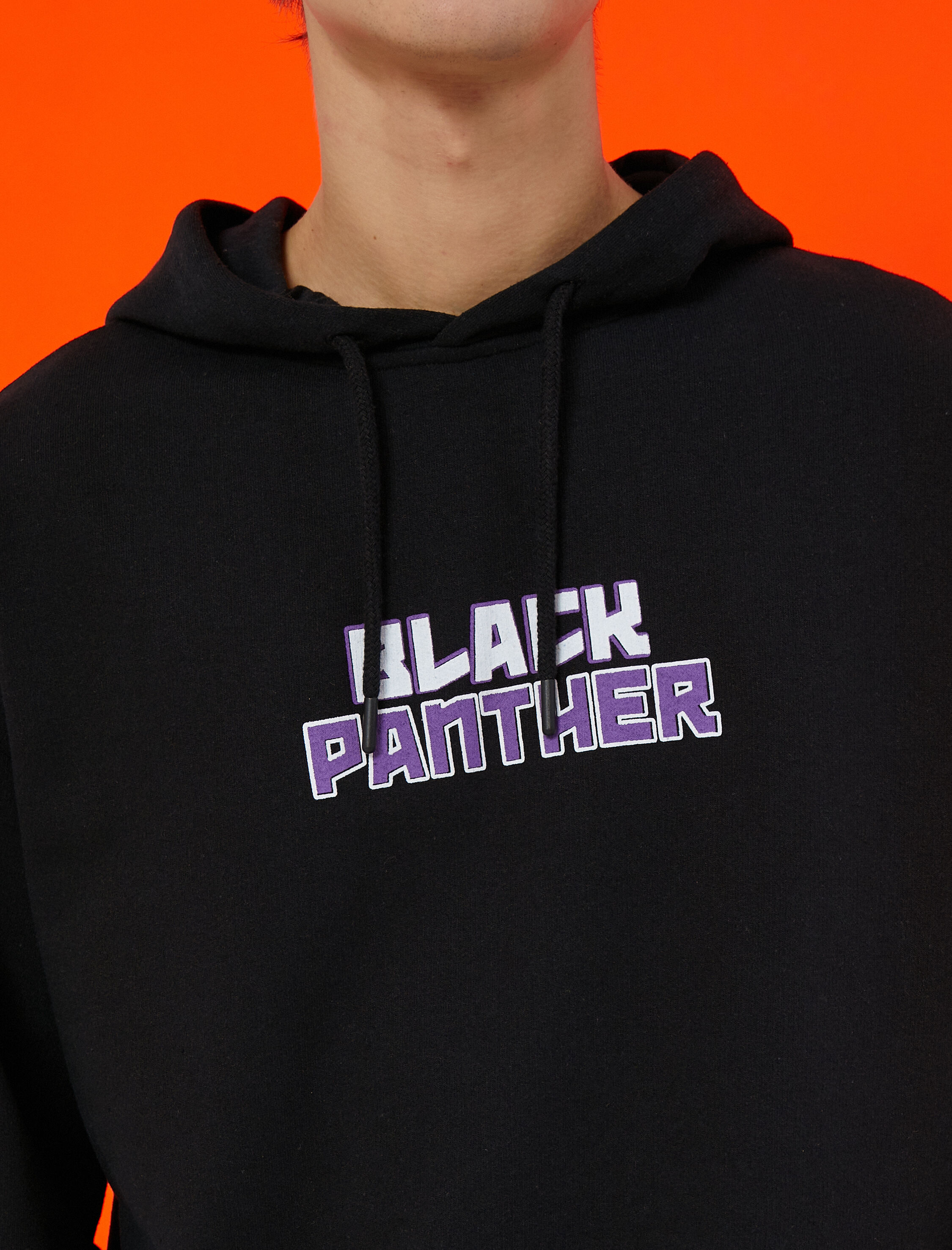   Marvel Kapşonlu Oversize Sweatshirt Şardonlu Lisanslı Baskılı