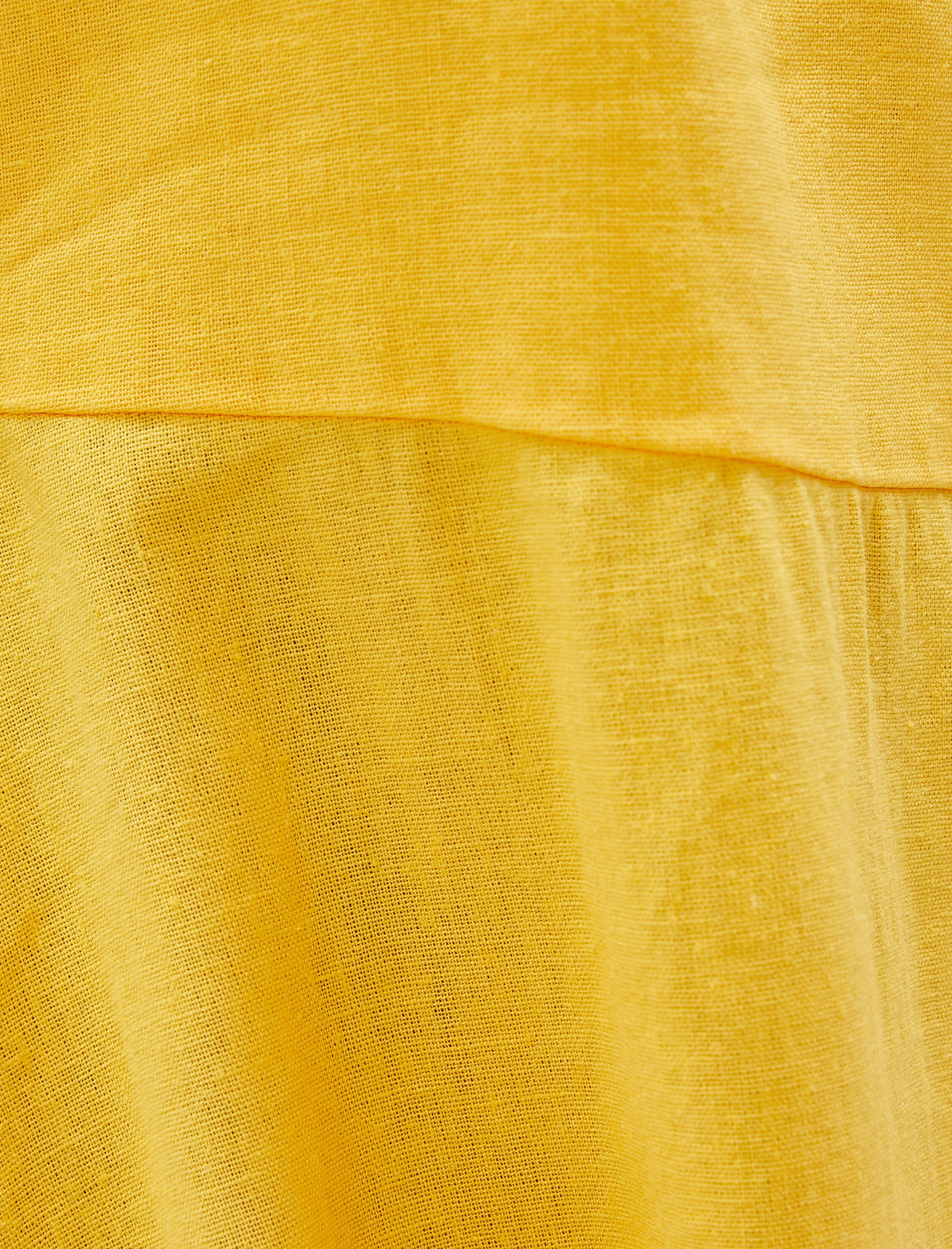 Koton Midi Elbise İnce Askılı Yırtmaçlı Önü Düğmeli Keten Karışımlı. 6