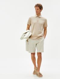 Basic Tişört Polo Yaka Pamuklu
