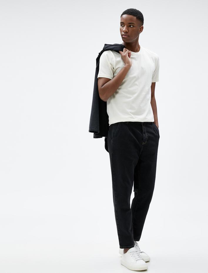  Loose Fit Kot Bol Pantolon - Steve Jean