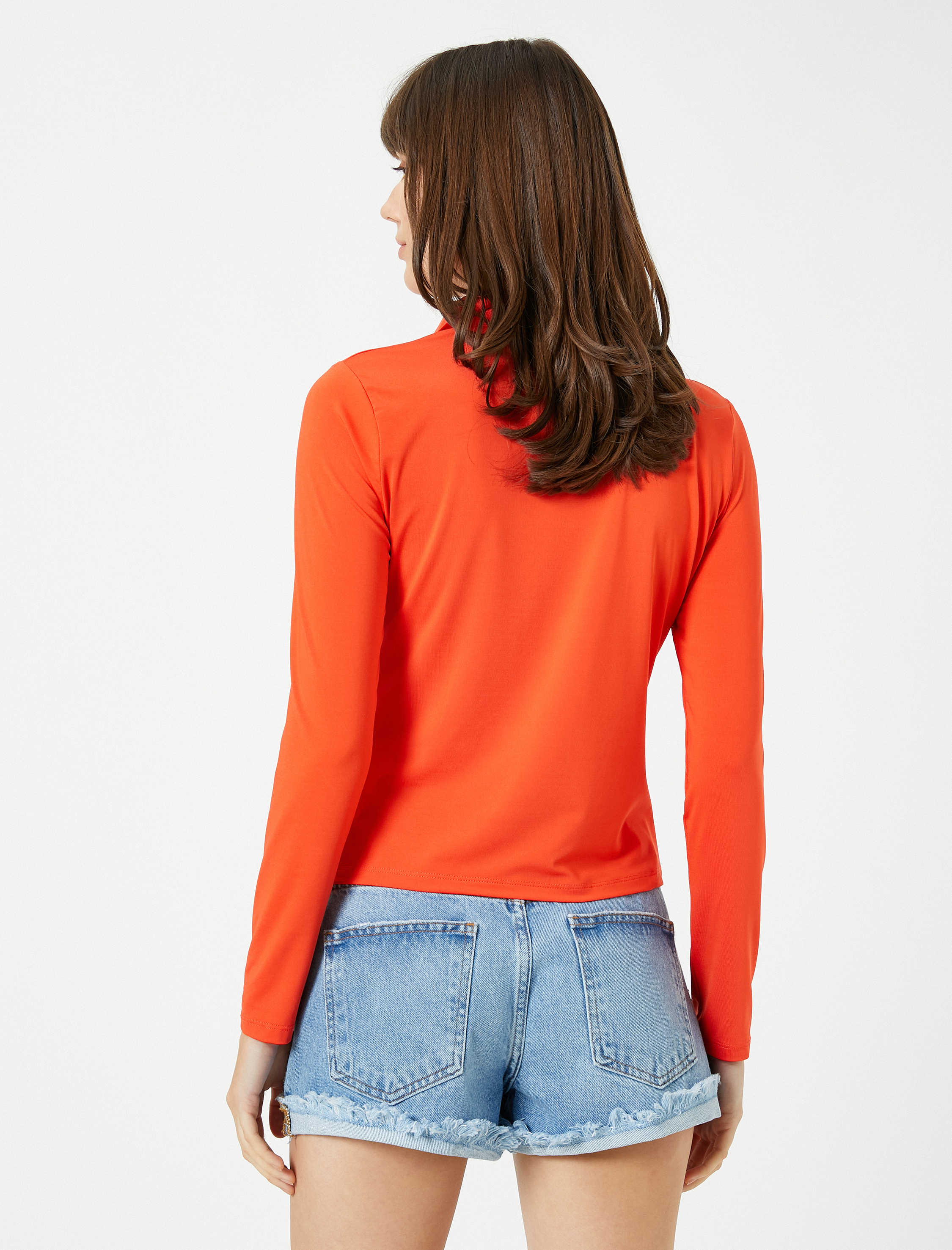   Drapeli Gömlek Uzun Kollu