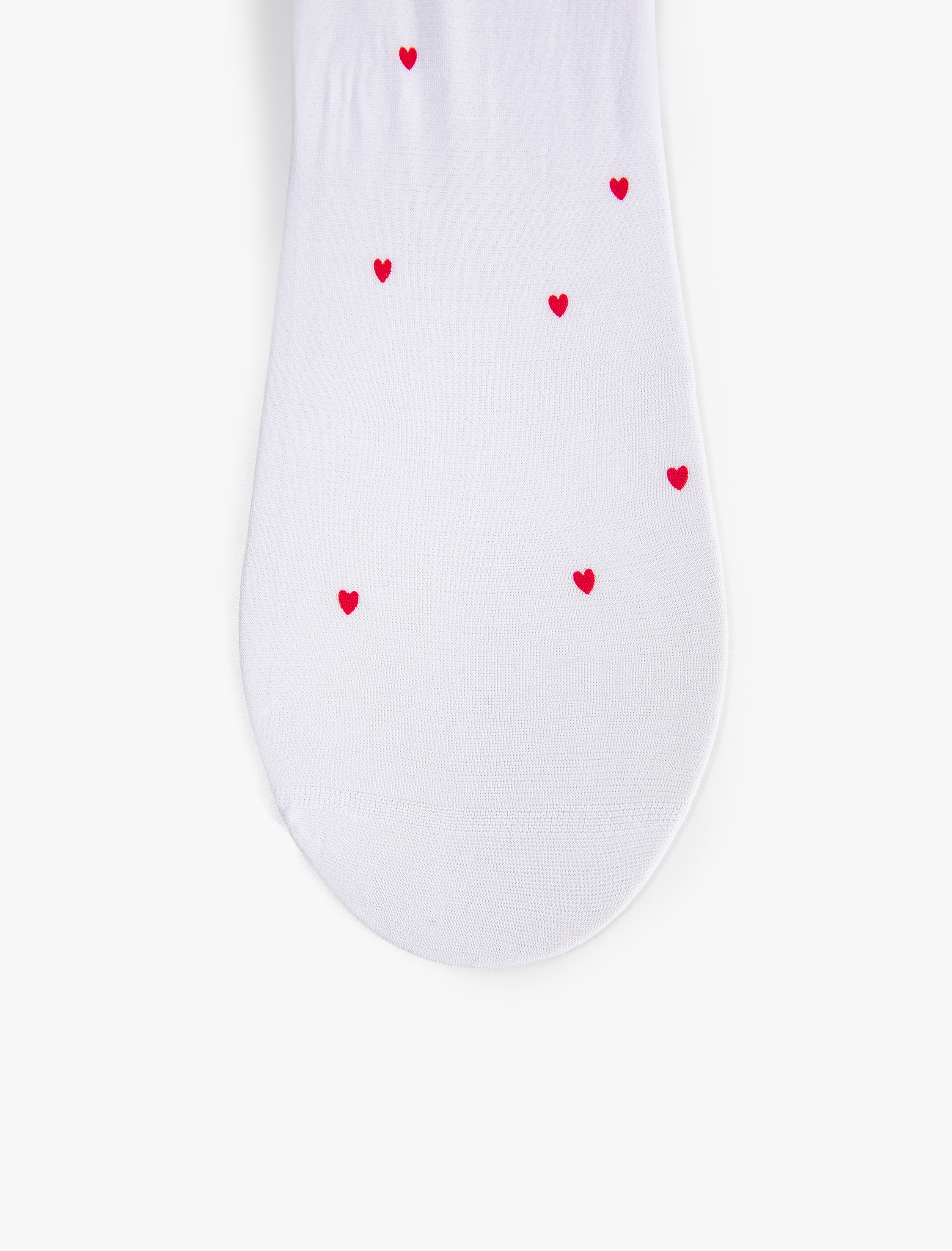  Kız Çocuk Muz Çorap Kalp Desenli 40 Den