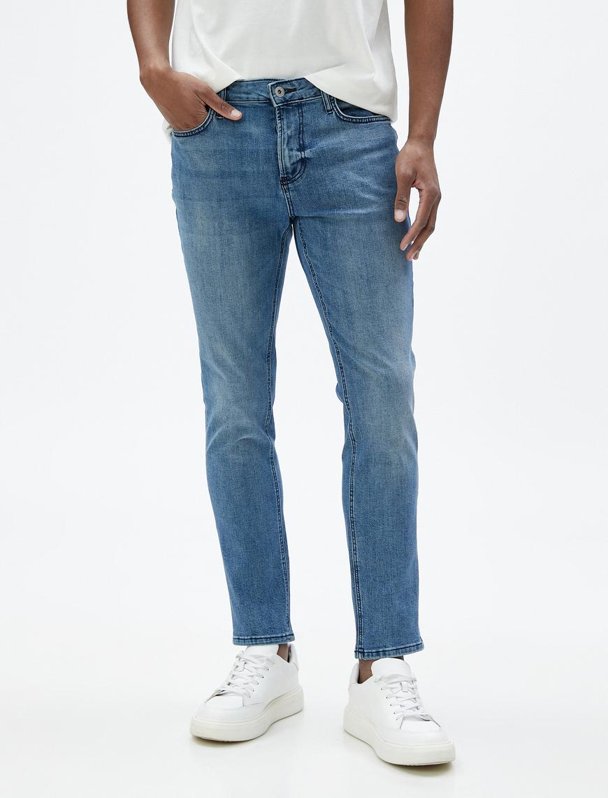   Slim Fit Kot Pantolon - Brad Jean