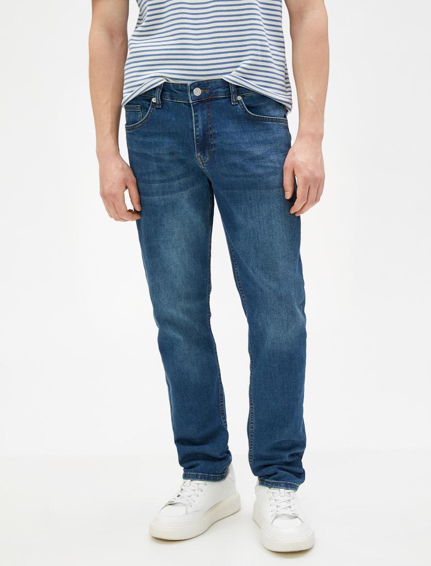   Slim Fit Kot Pantolon - Brad Jean