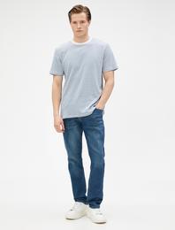 Slim Fit Kot Pantolon - Brad Jean