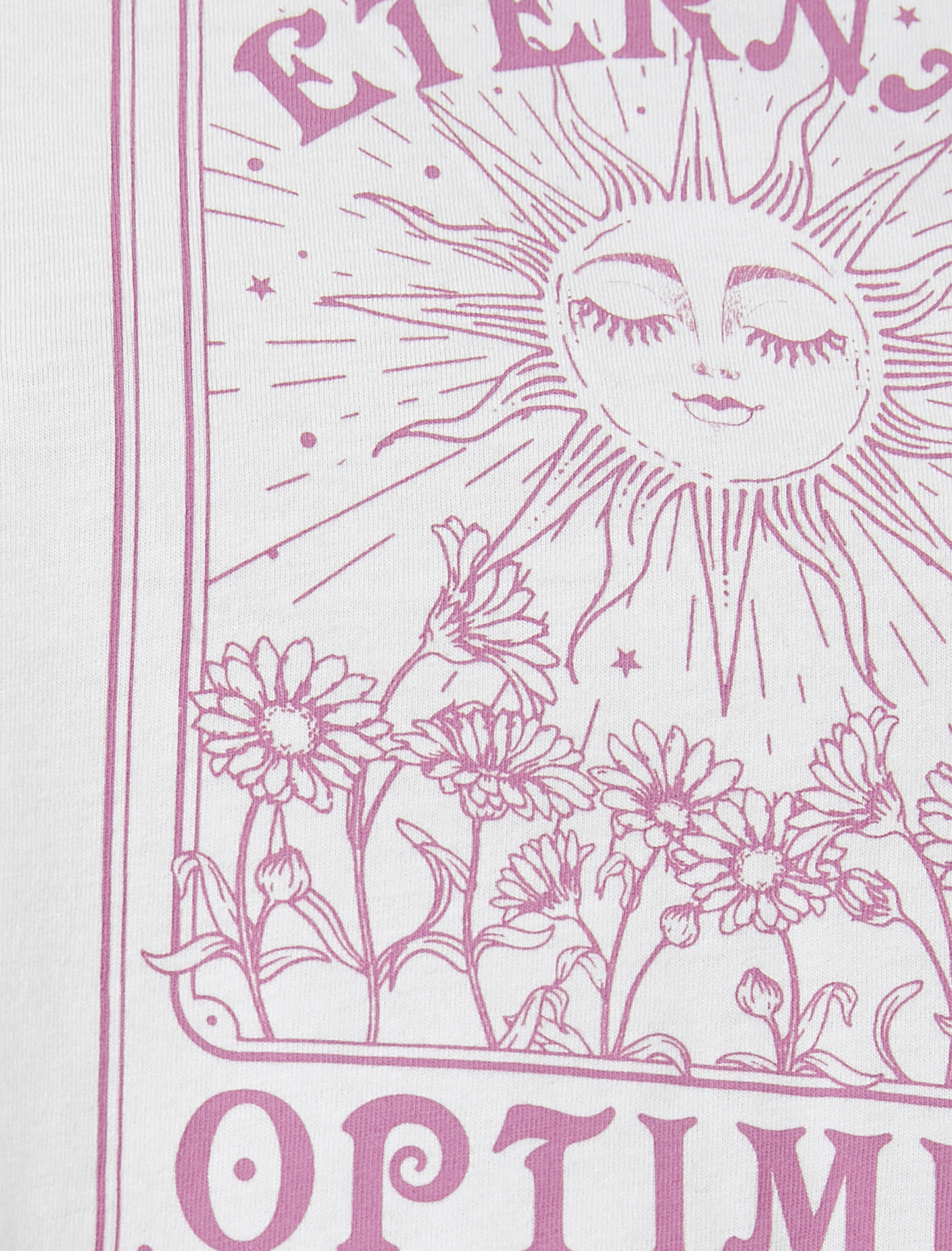   Modal Karışımlı Crop Yoga Tişörtü Baskılı