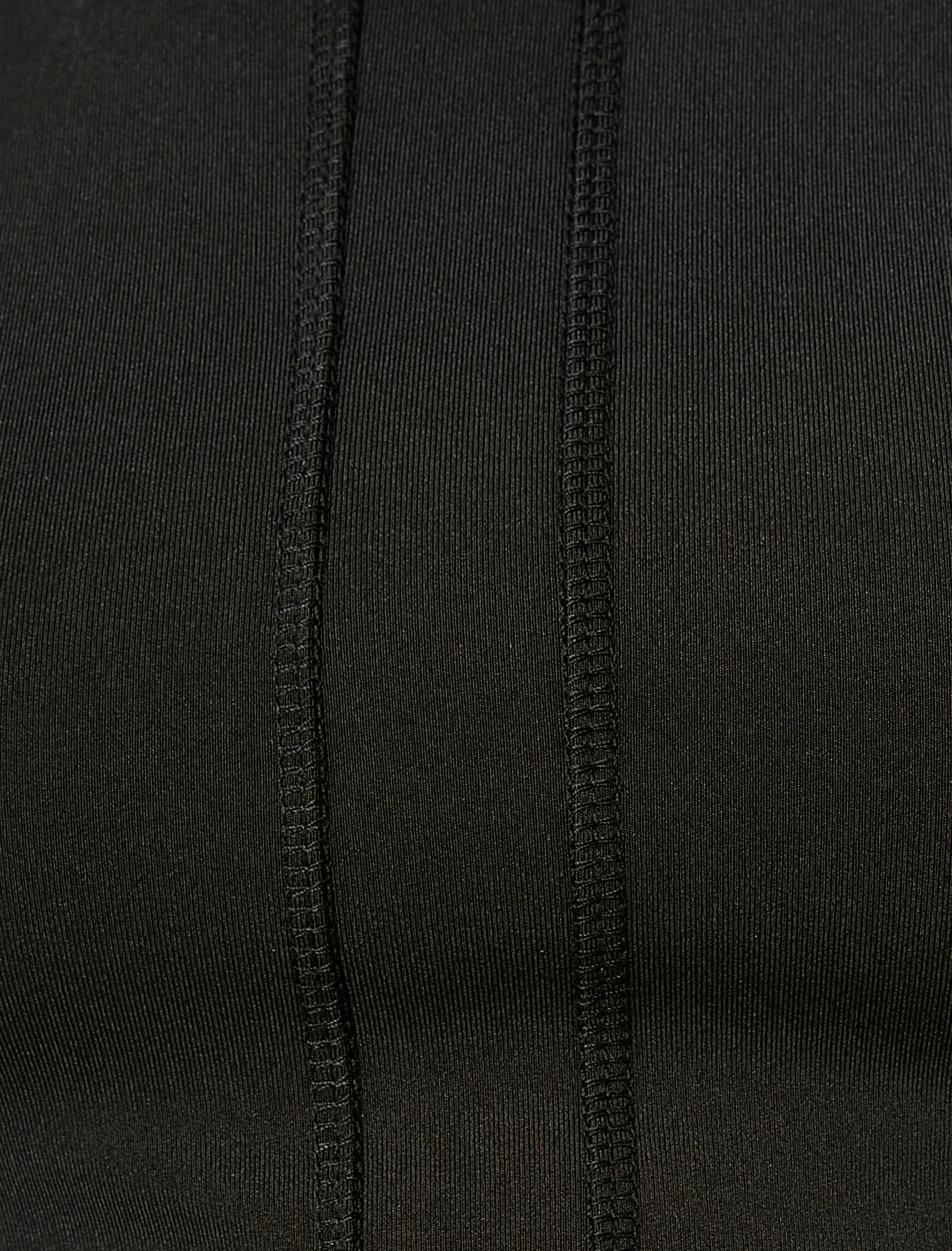   Sporcu Sütyeni Halter Yaka Dikiş Detaylı Dar Kalıp