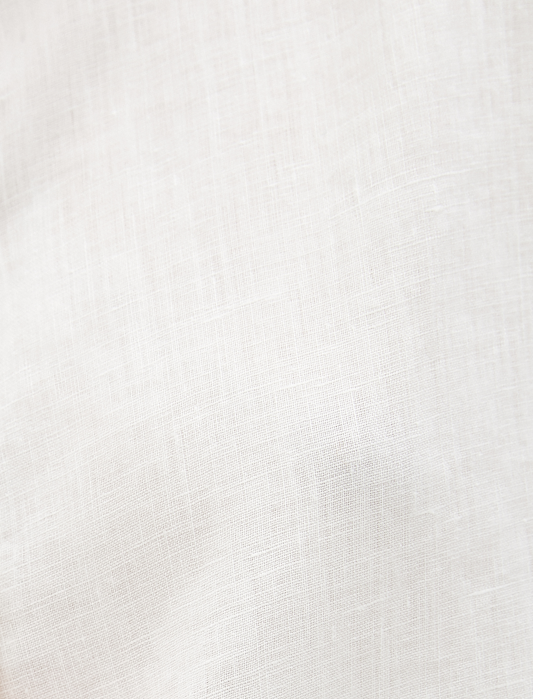   Keten Gömlek Oversize Uzun Kollu Düğmeli