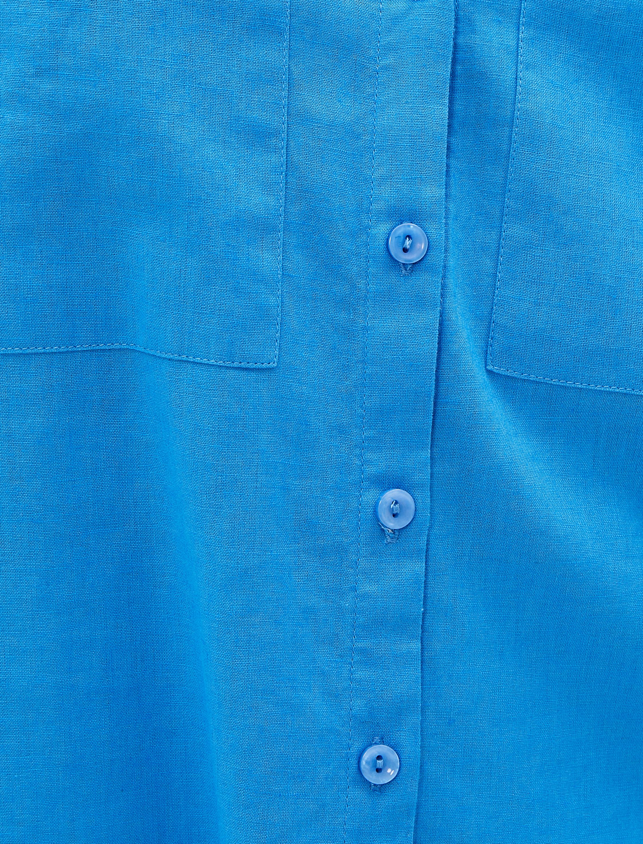   Hakim Yaka Gömlek Keten Karışımlı