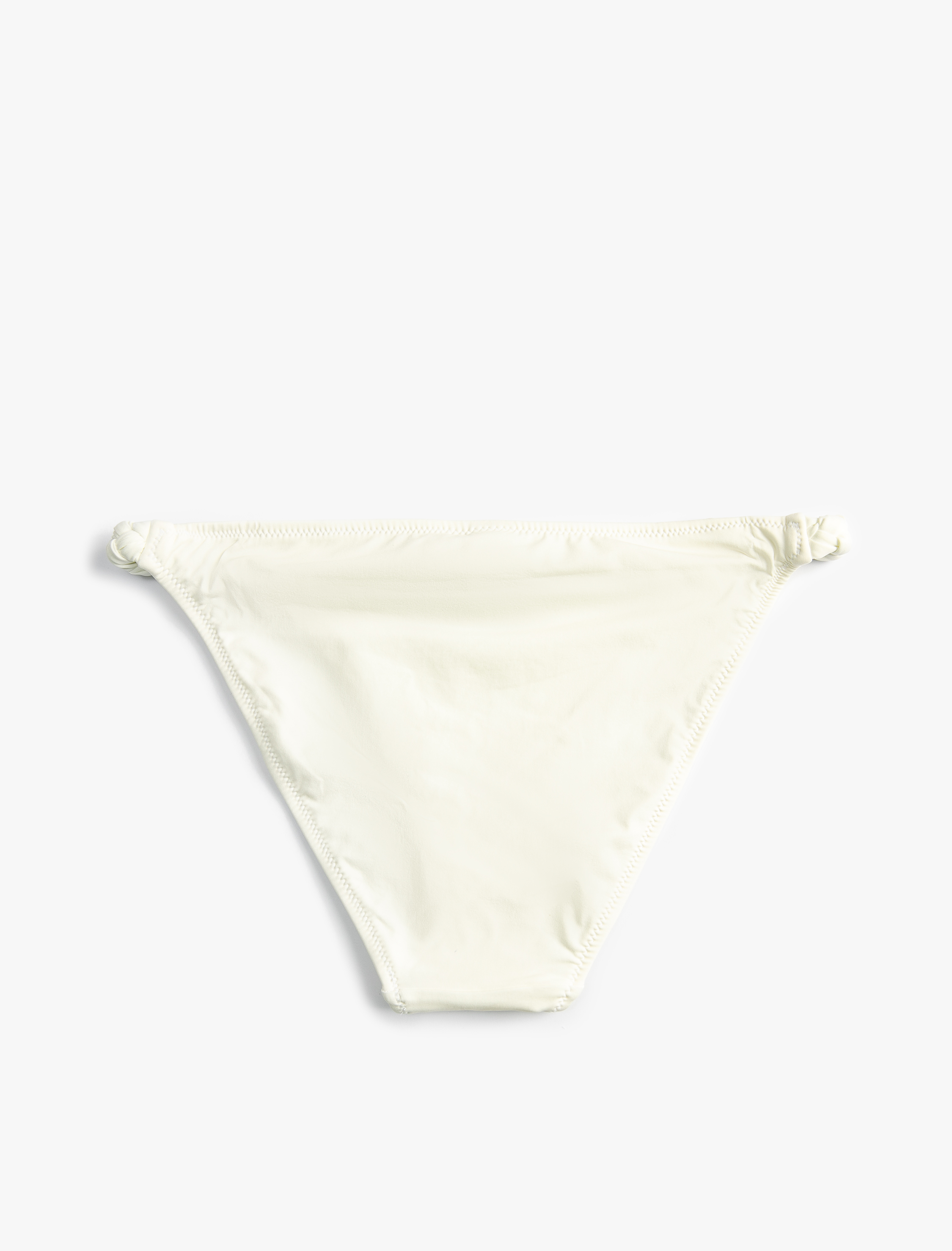   Brazilian Bikini Altı Normal Bel Yanları Örgü Detaylı