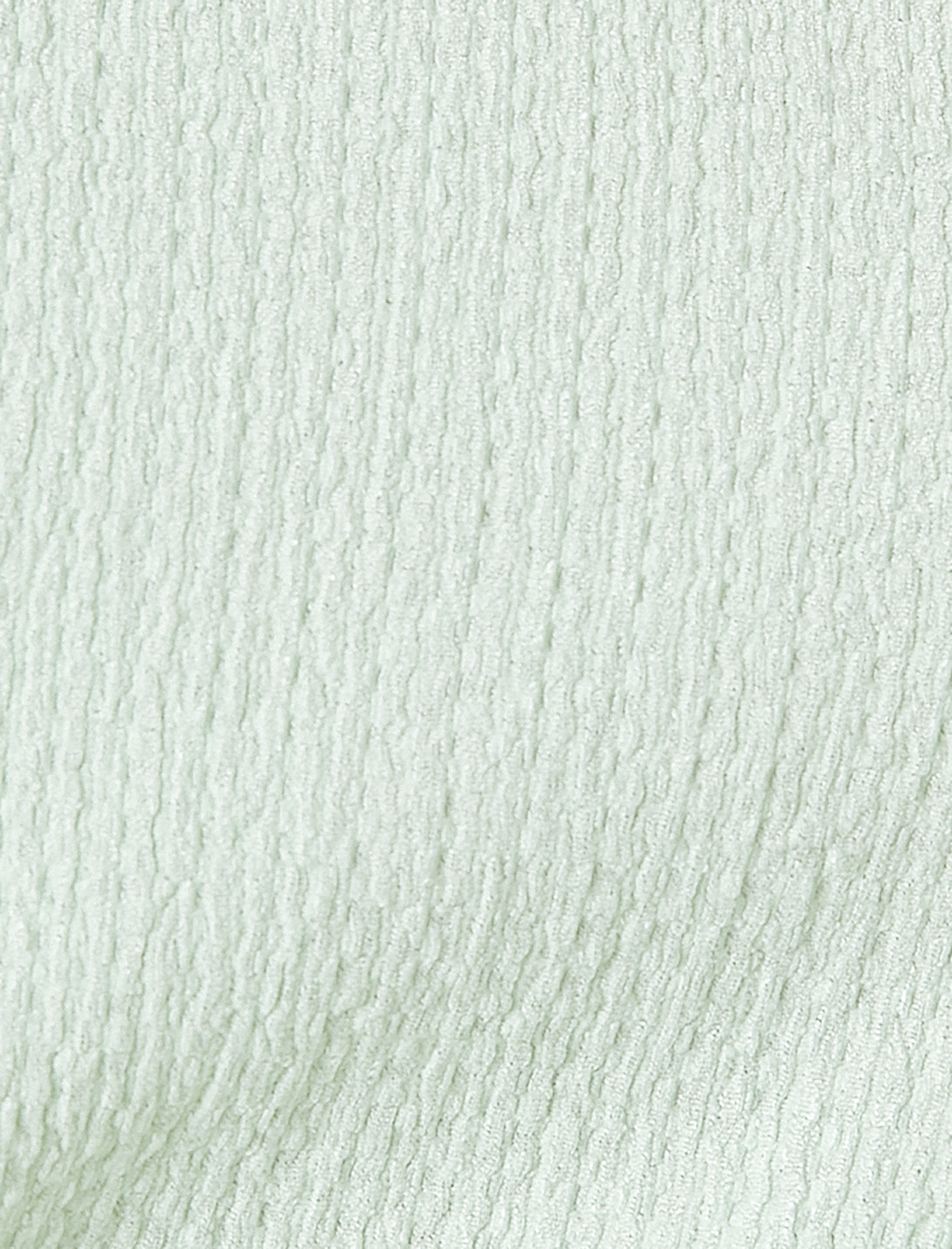   Crop Bluz Balon Kollu Kare Yaka Fırfırlı