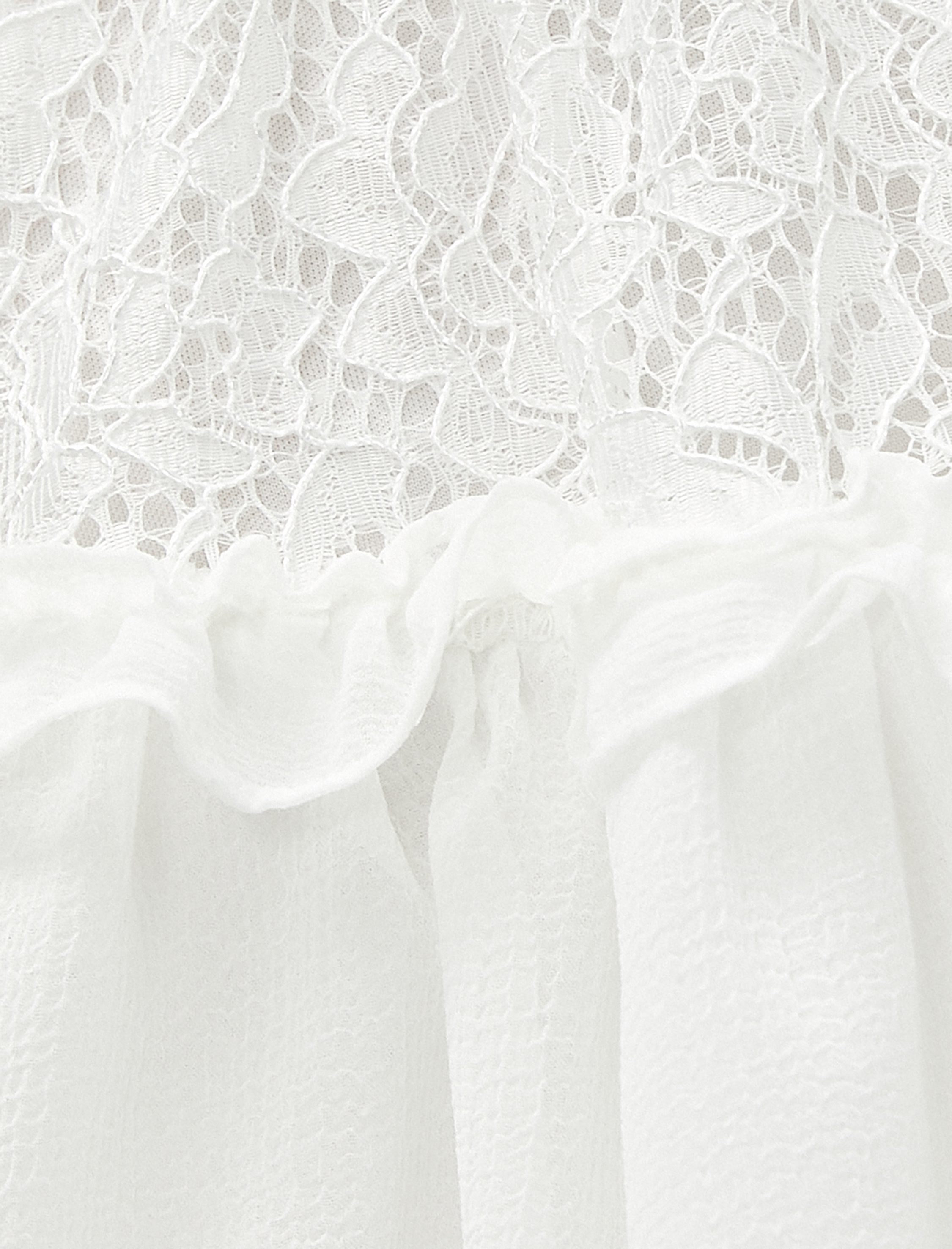   Bridal Katlı Mini Elbise Dantel Detaylı