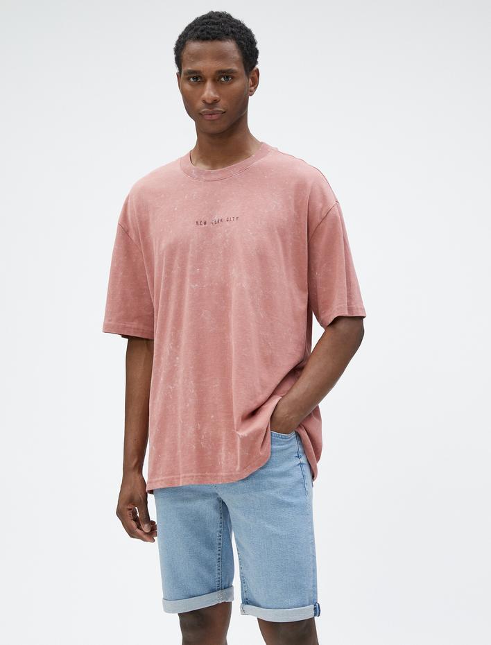  Kot Şort Bermuda Katlı Paça Detaylı Cepli Pamuklu