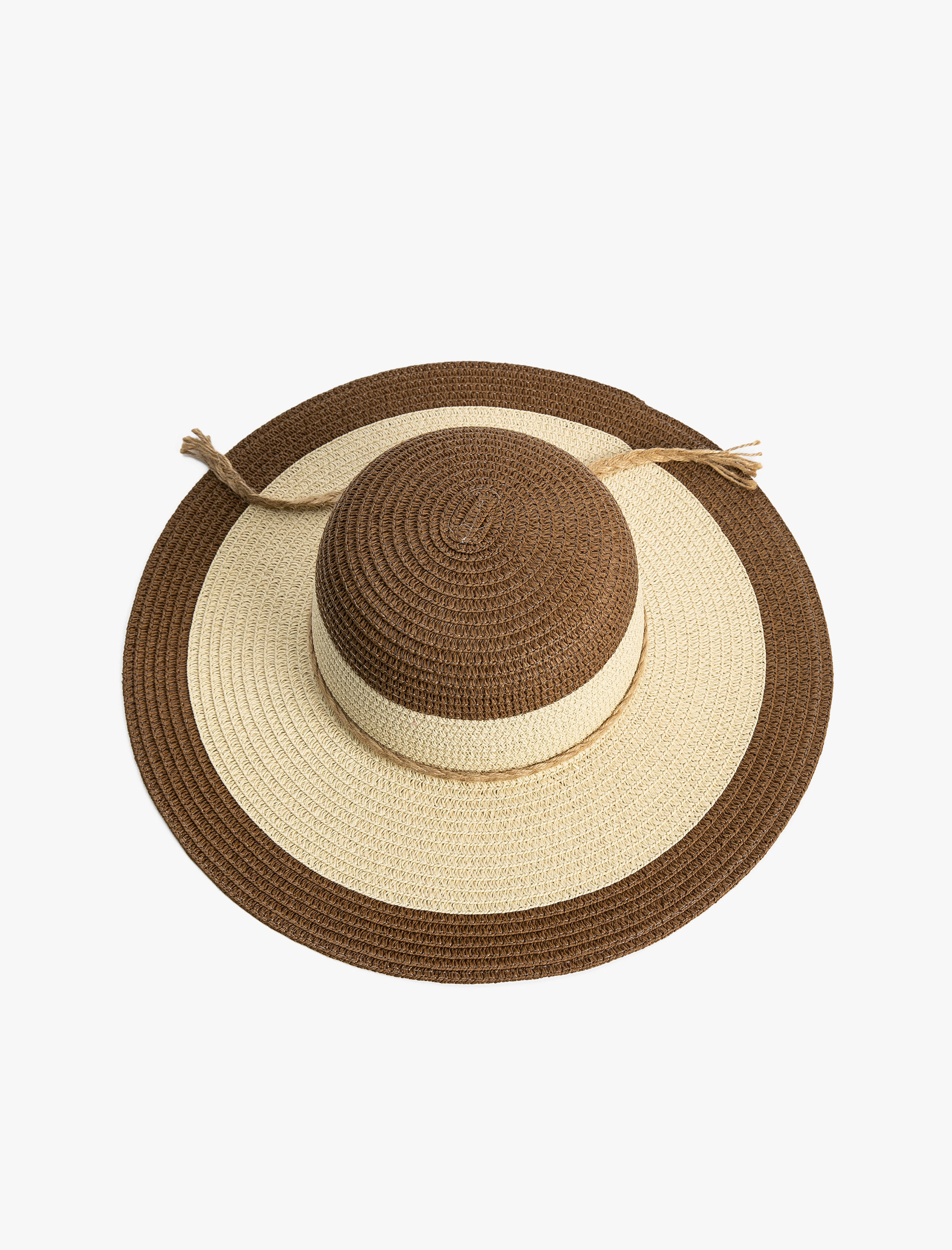  Kadın Fötr Hasır Şapka Toka ve Örgü Detaylı