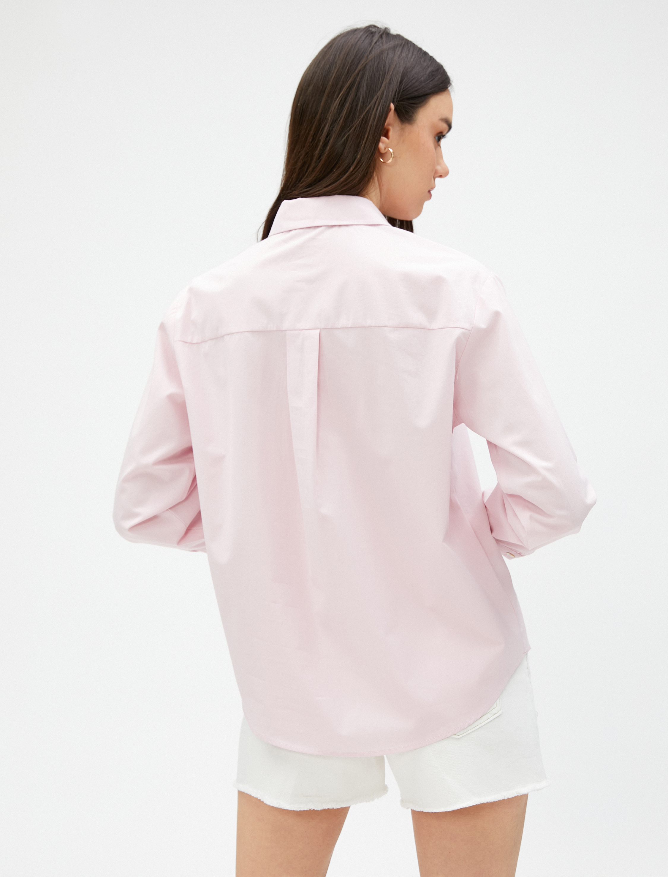   Pamuklu Basic Gömlek Uzun Kollu