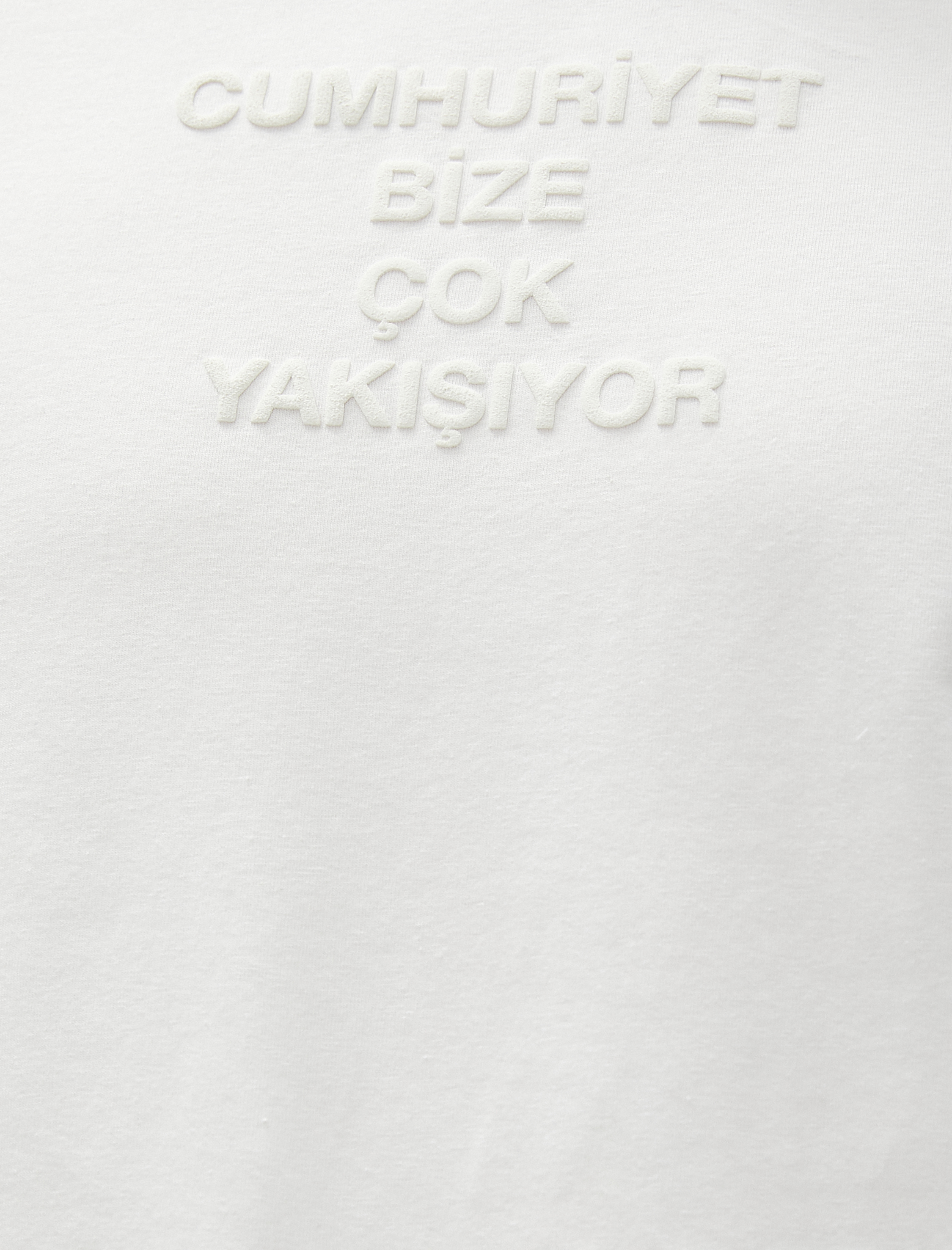   Cumhuriyet Baskılı Tişört 100.Yıla Özel