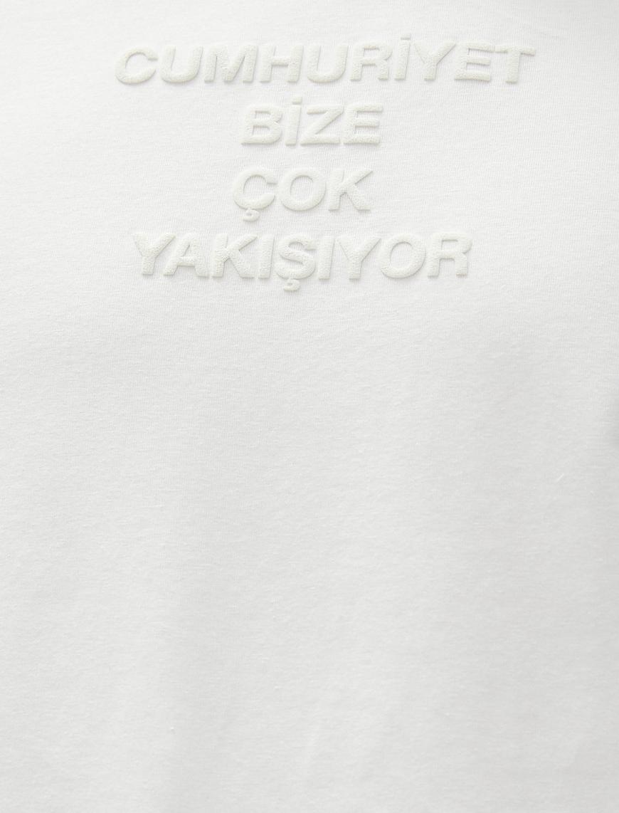   Cumhuriyet Baskılı Tişört 100.Yıla Özel