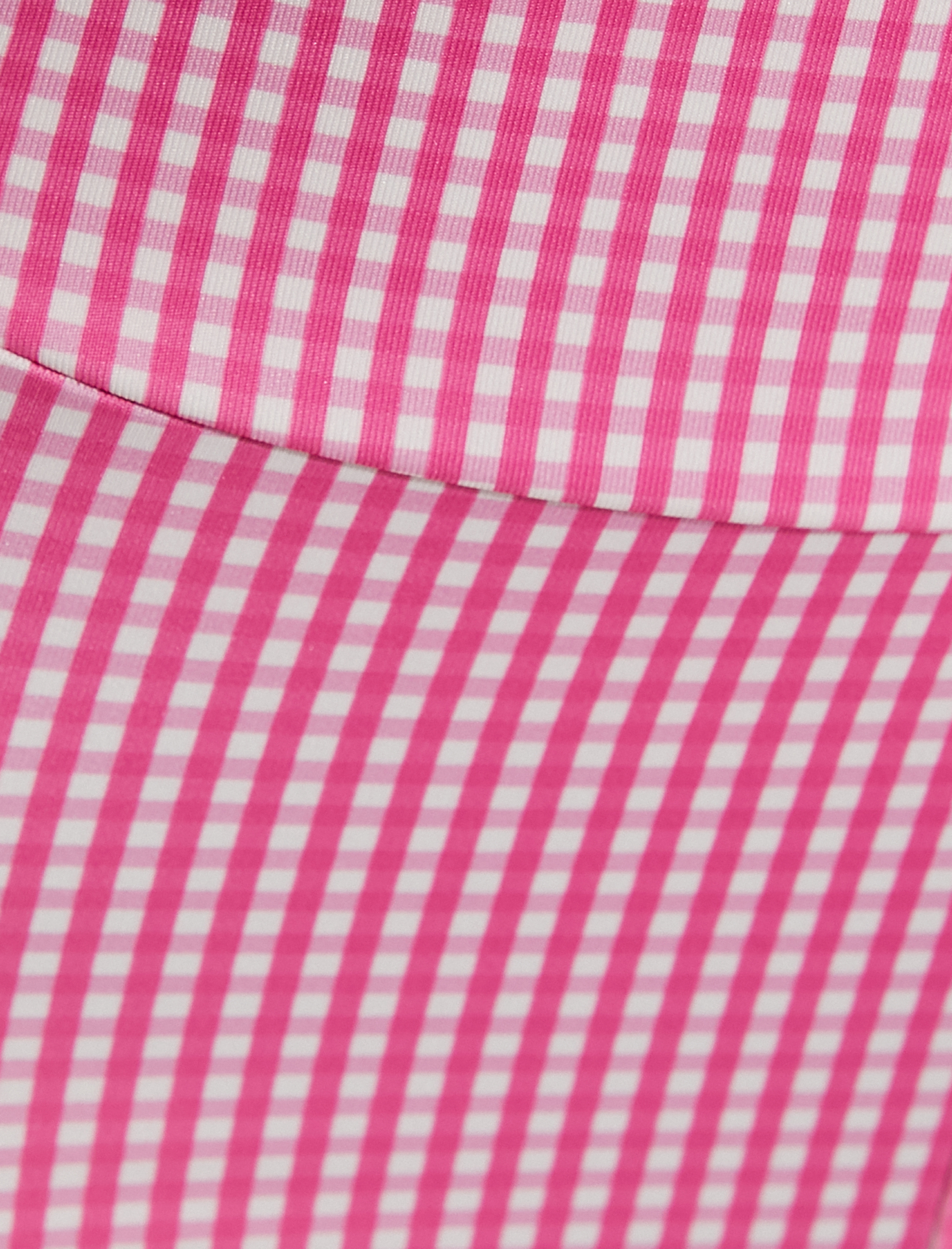   Ekoseli Kısa Biker Tayt