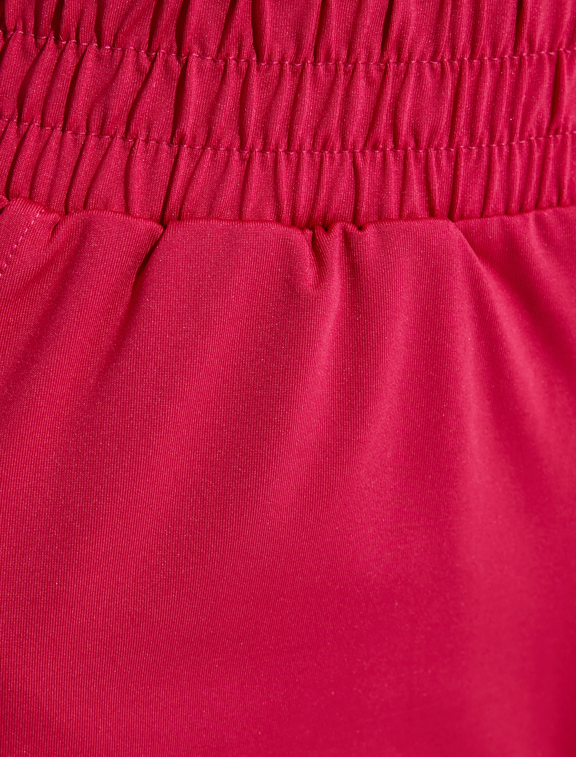   Spor Şort Yüksek Bel Bol Paça Cepli