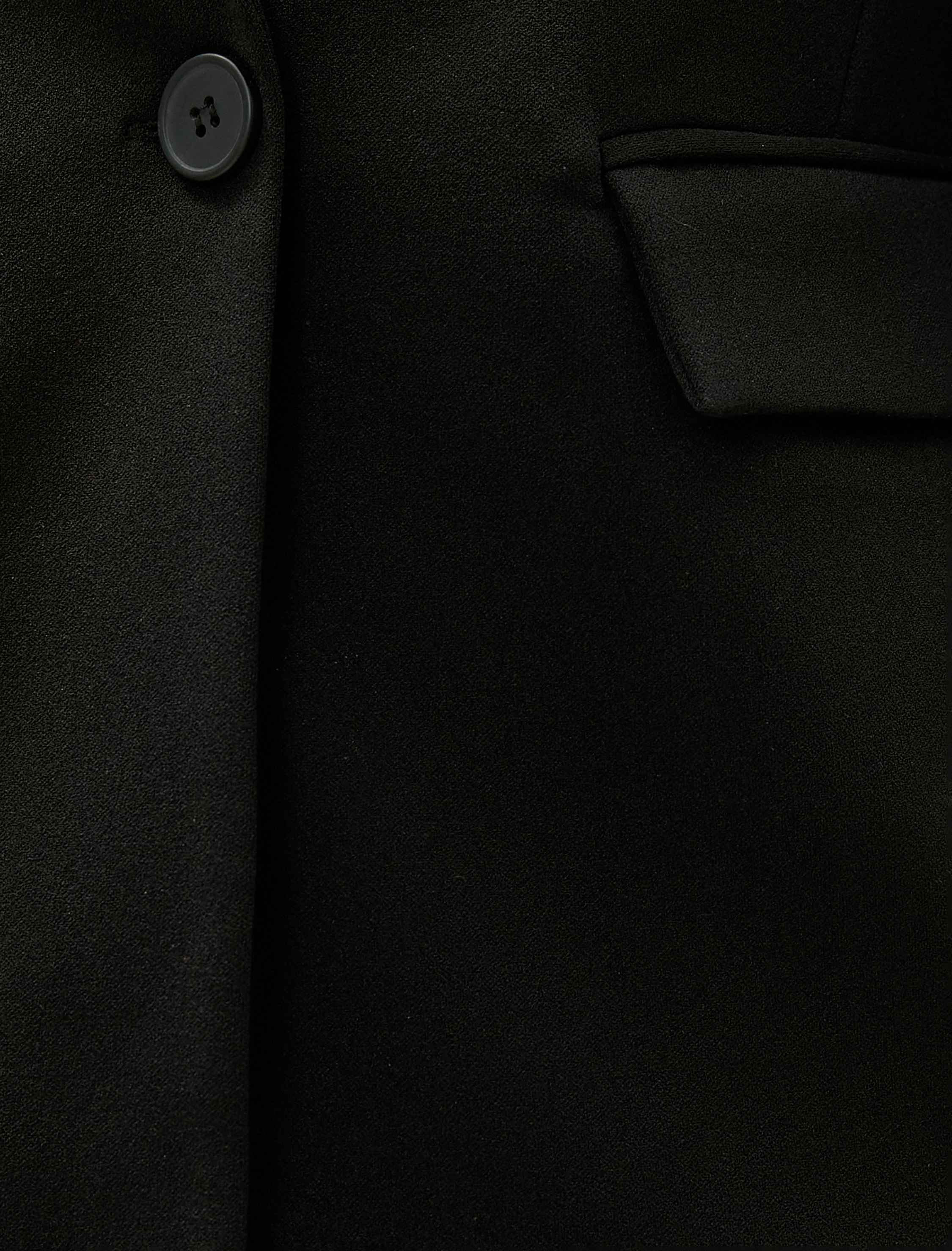   Blazer Ceket Kolları Katlama Detaylı