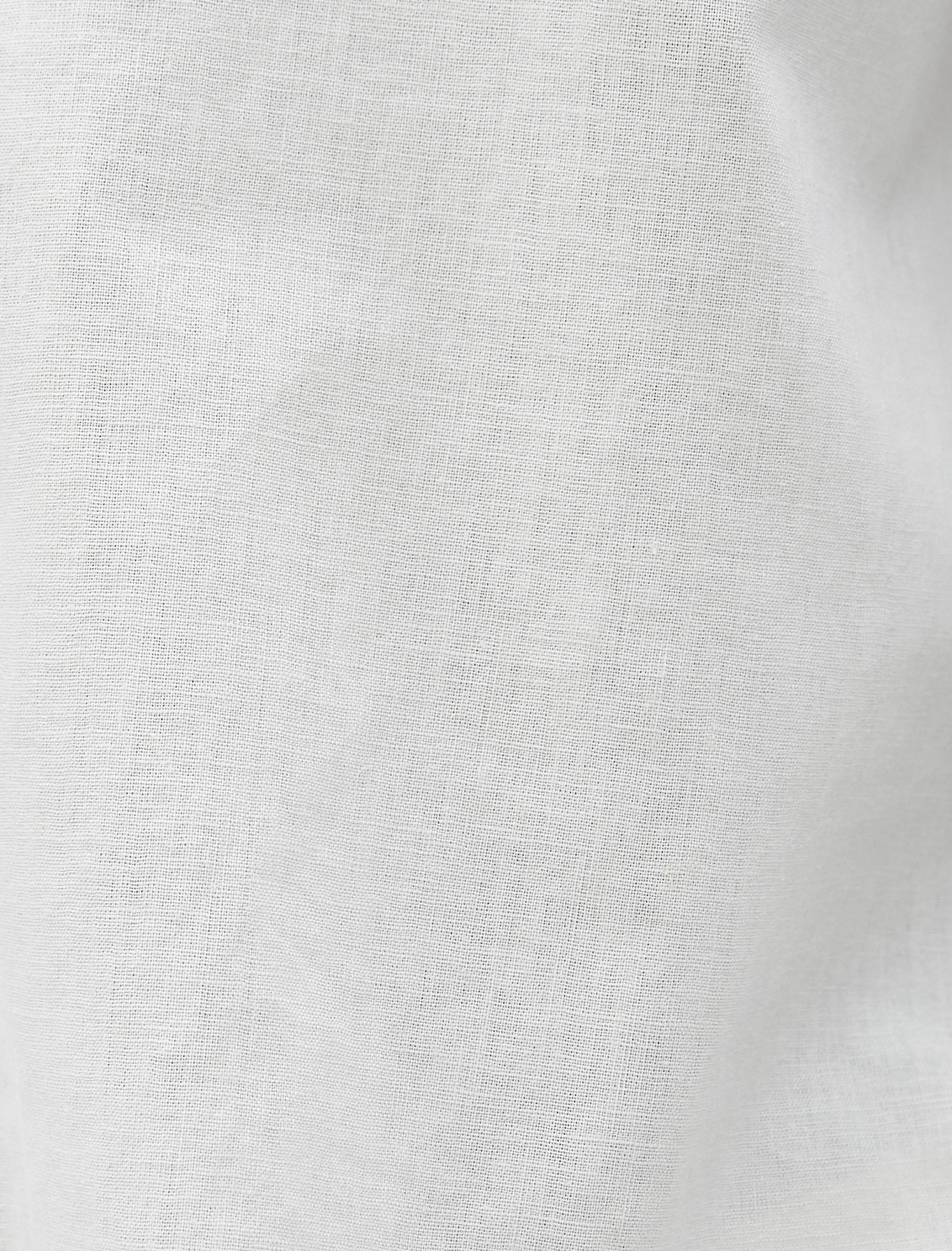   Keten Karışım Gömlek Klasik Yaka Uzun Kollu