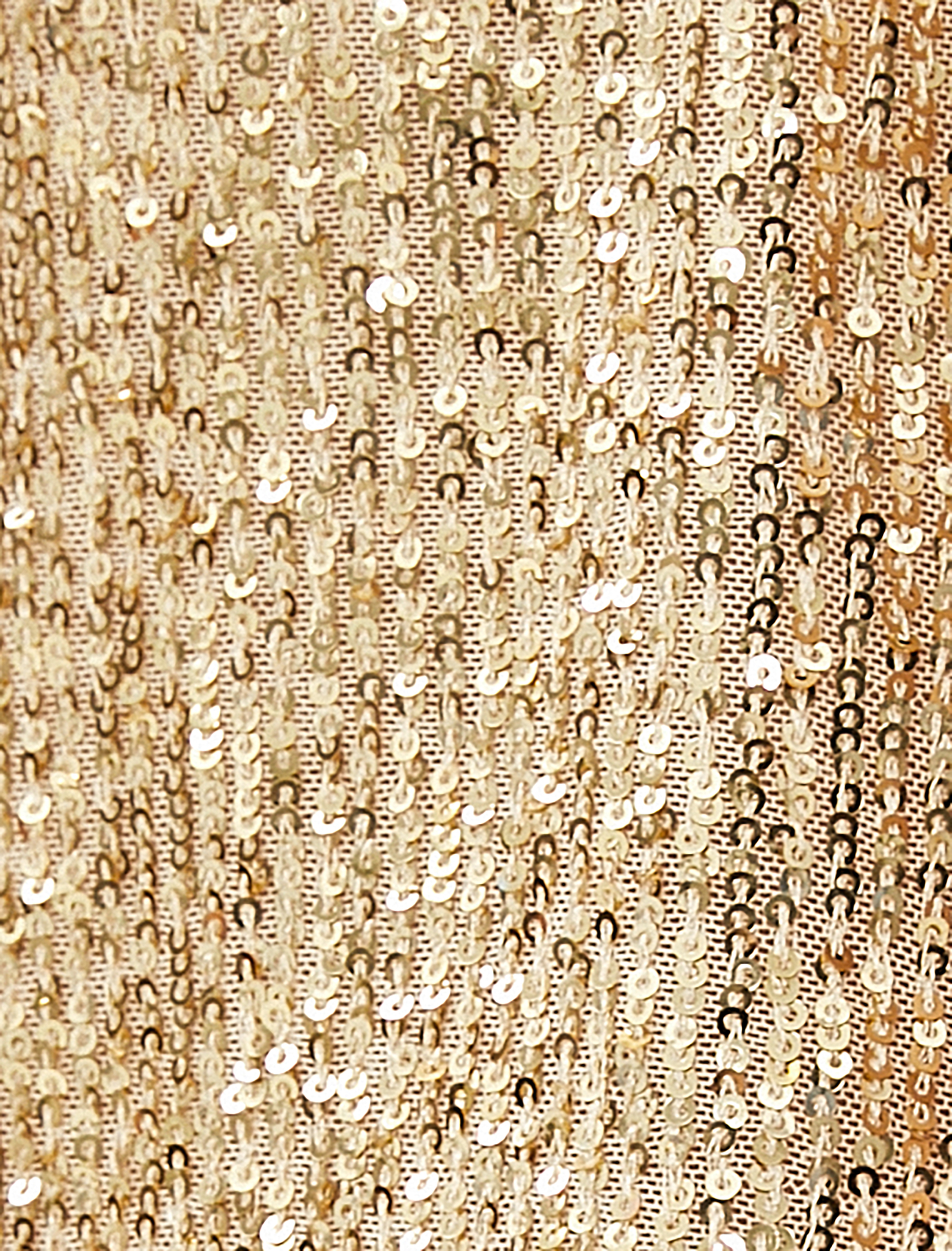   Payetli Abiye Bluz U Yaka Kolsuz