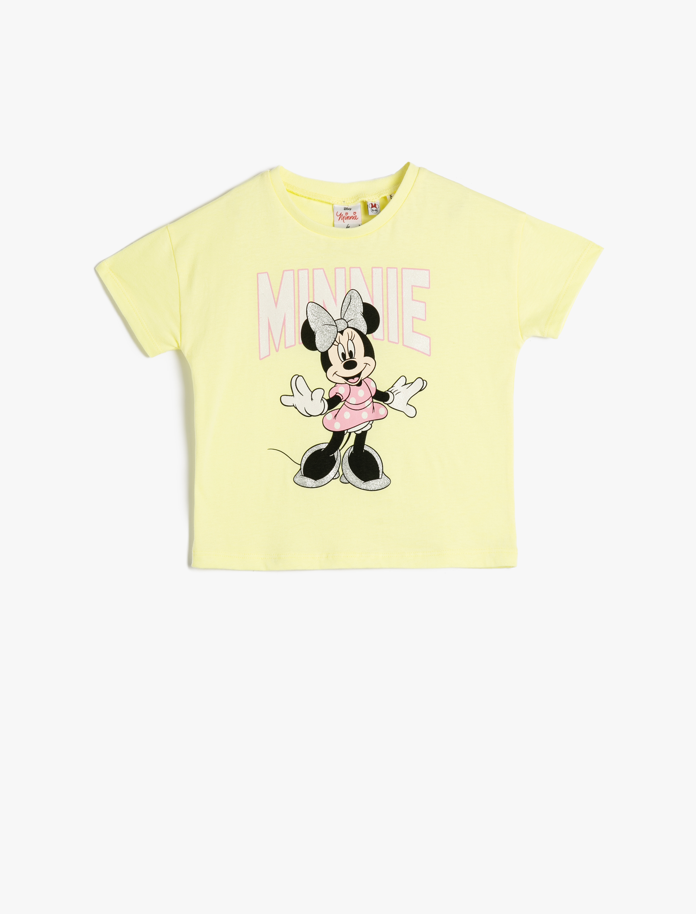  Kız Bebek Minnie Mouse Tişört Lisanslı Pamuklu