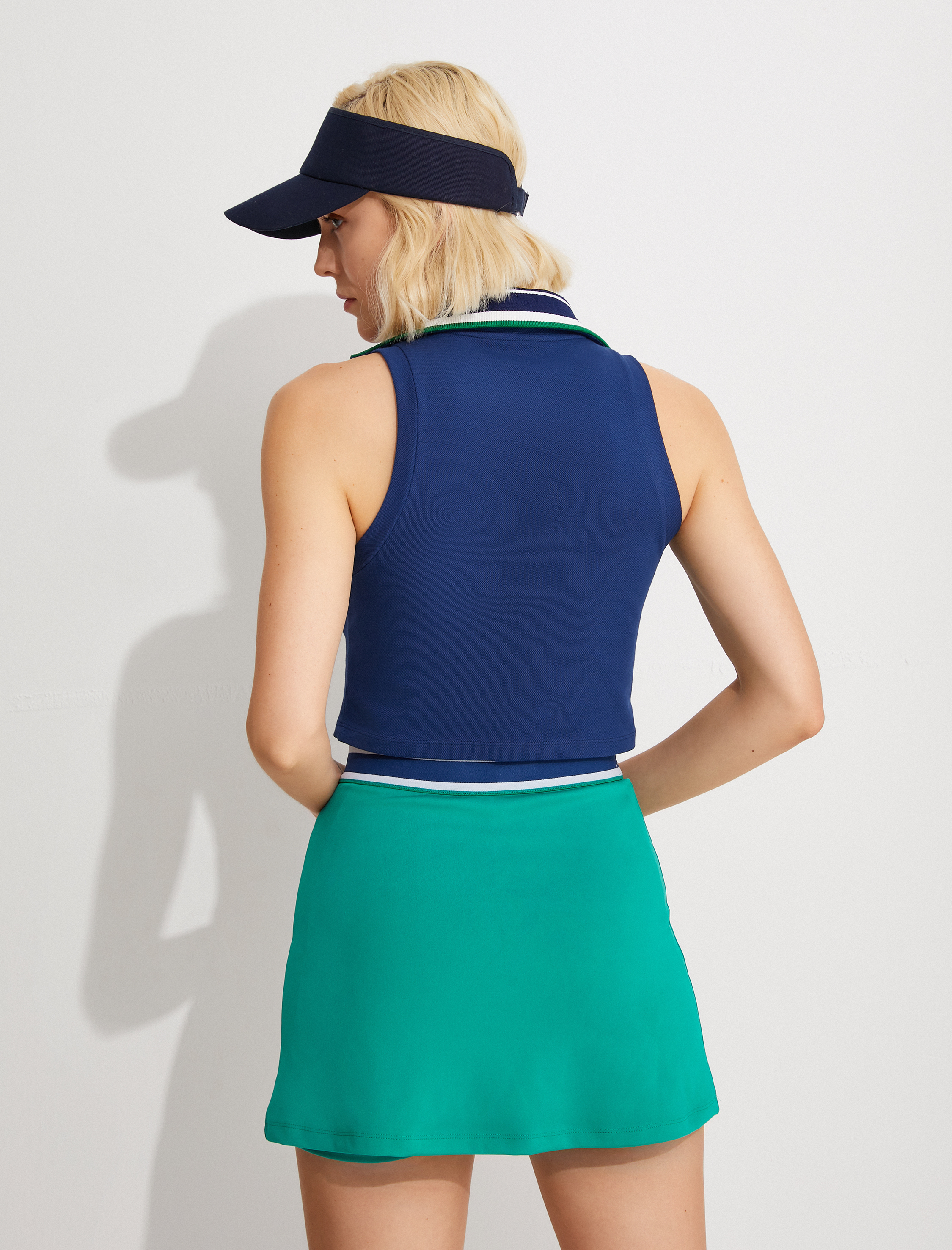   Polo Yaka Crop Spor Atlet