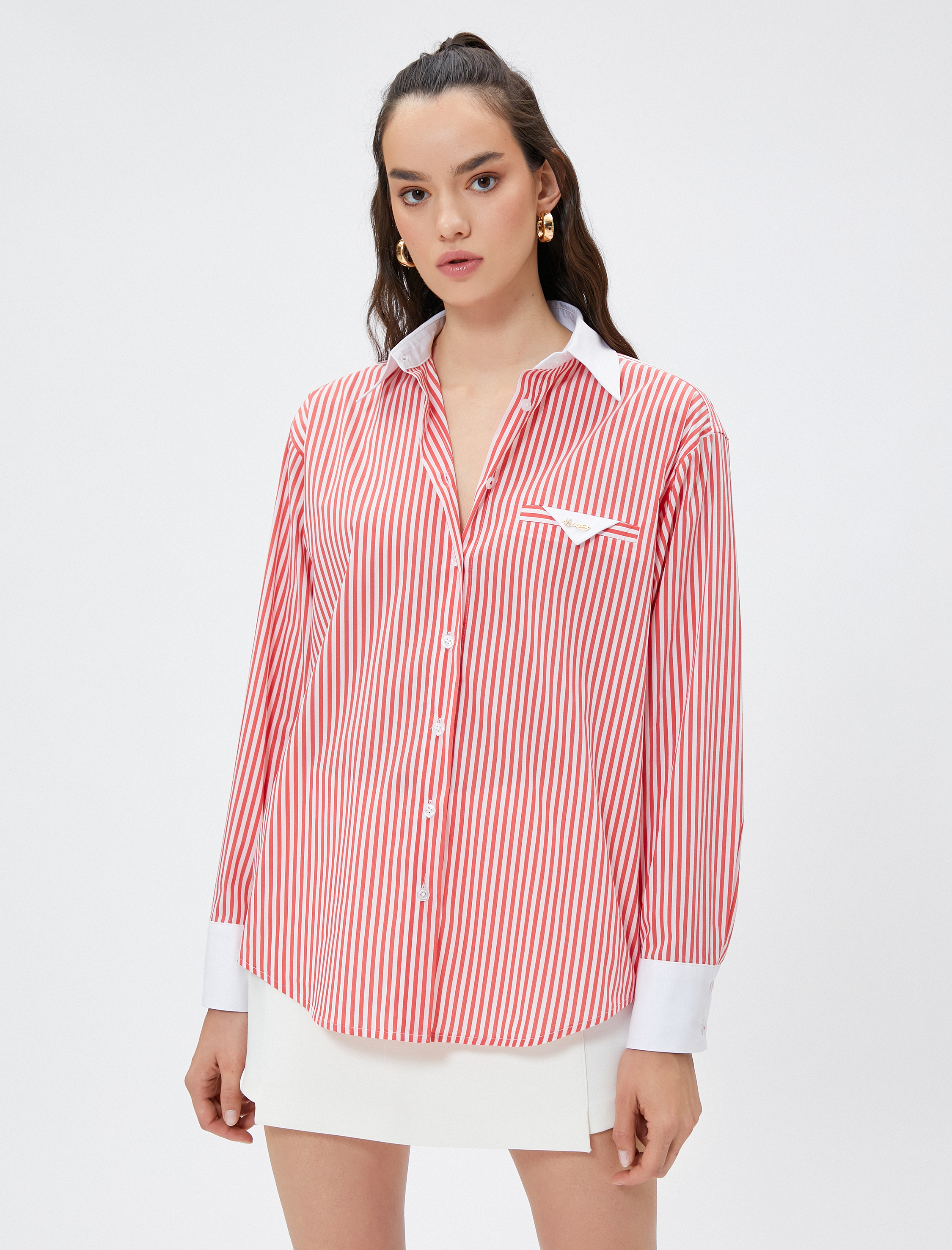   Atatürk İmzası Detaylı Gömlek - 100. Yıla Özel