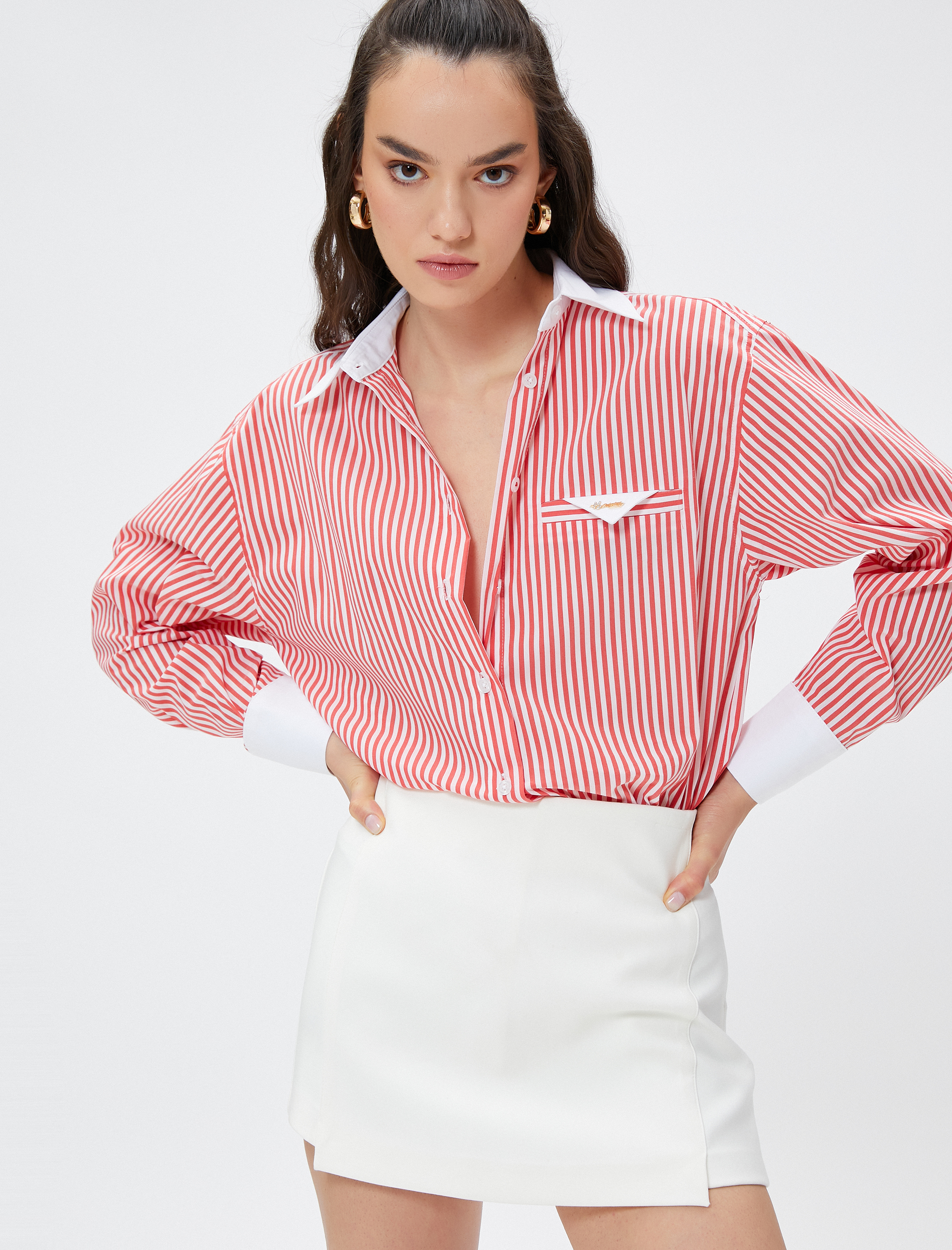   Atatürk İmzası Detaylı Gömlek - 100. Yıla Özel