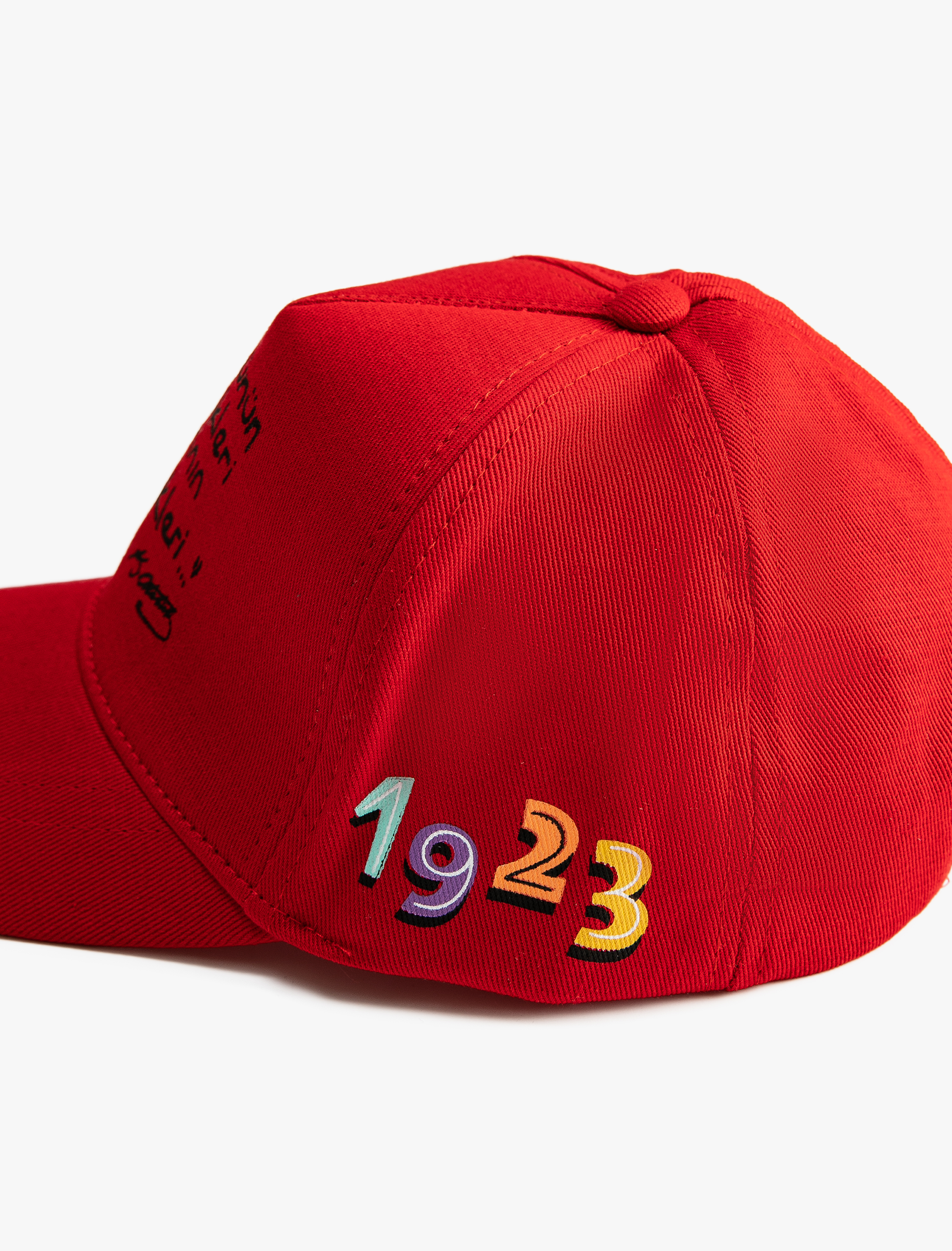 Koton / Kız Çocuk Şapka Cap Pamuklu Baskılı 100. Yıla Özel. 4