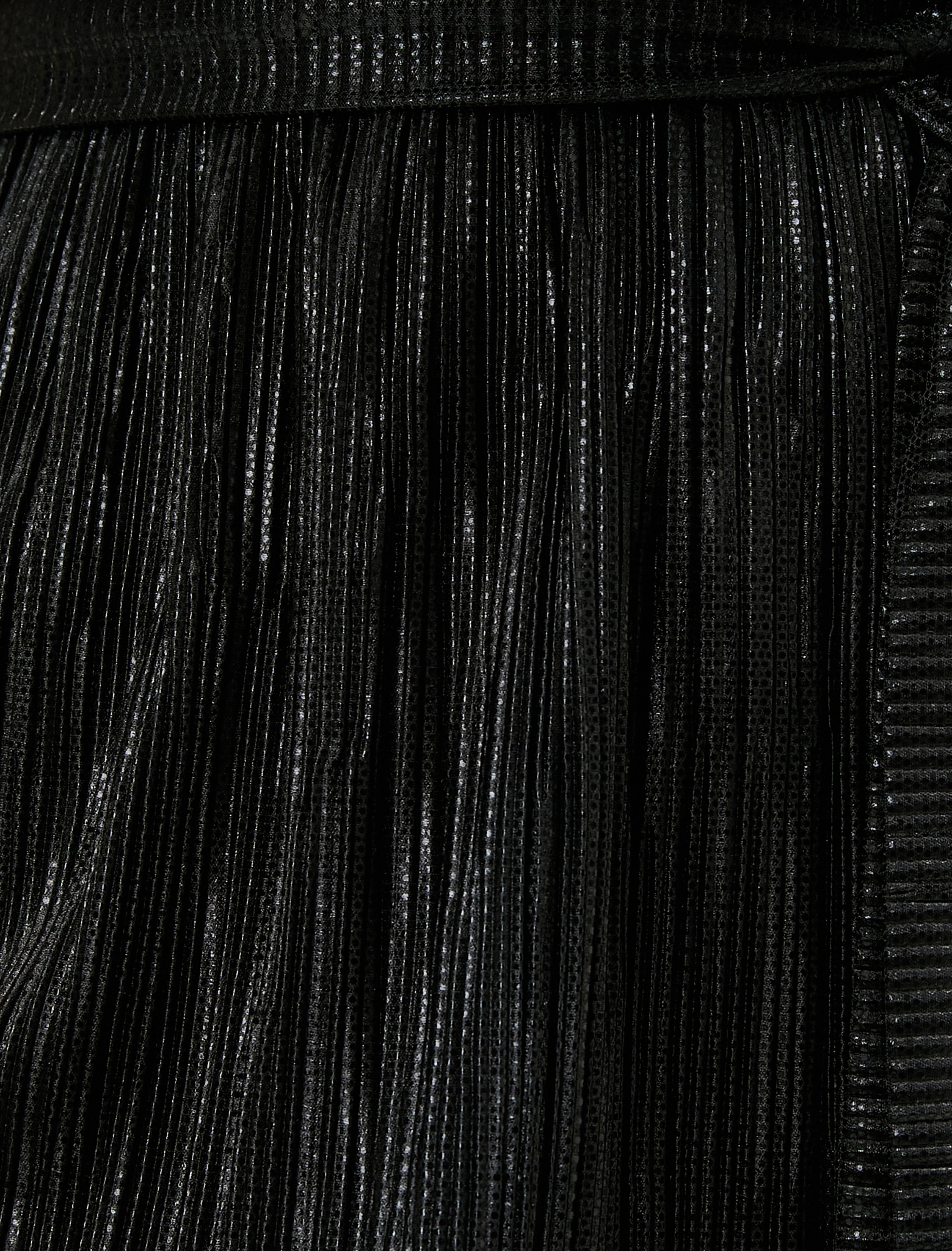   Pırıltılı Midi Elbise Anvelop Kemerli