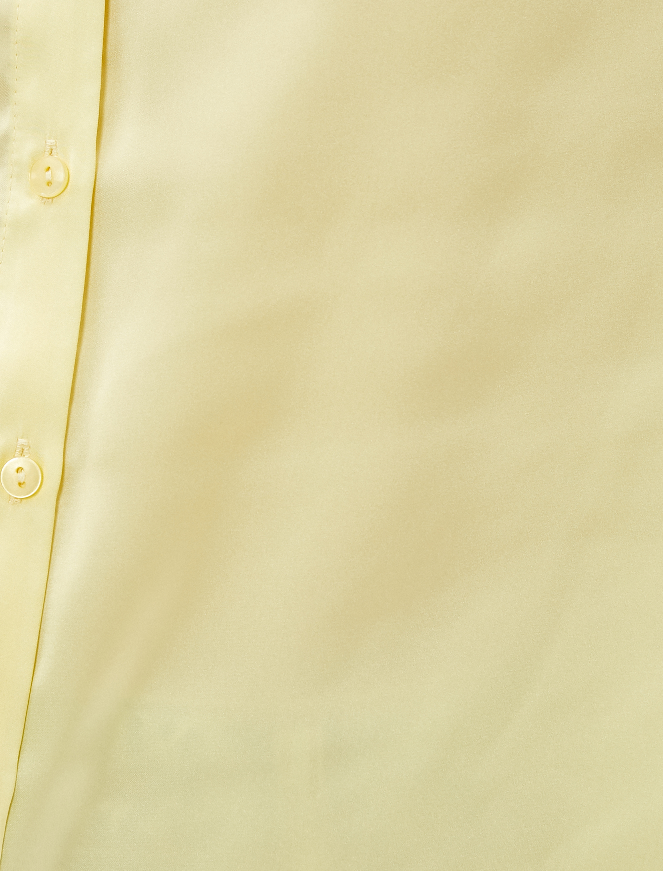   Saten Gömlek Düğmeli Uzun Kollu