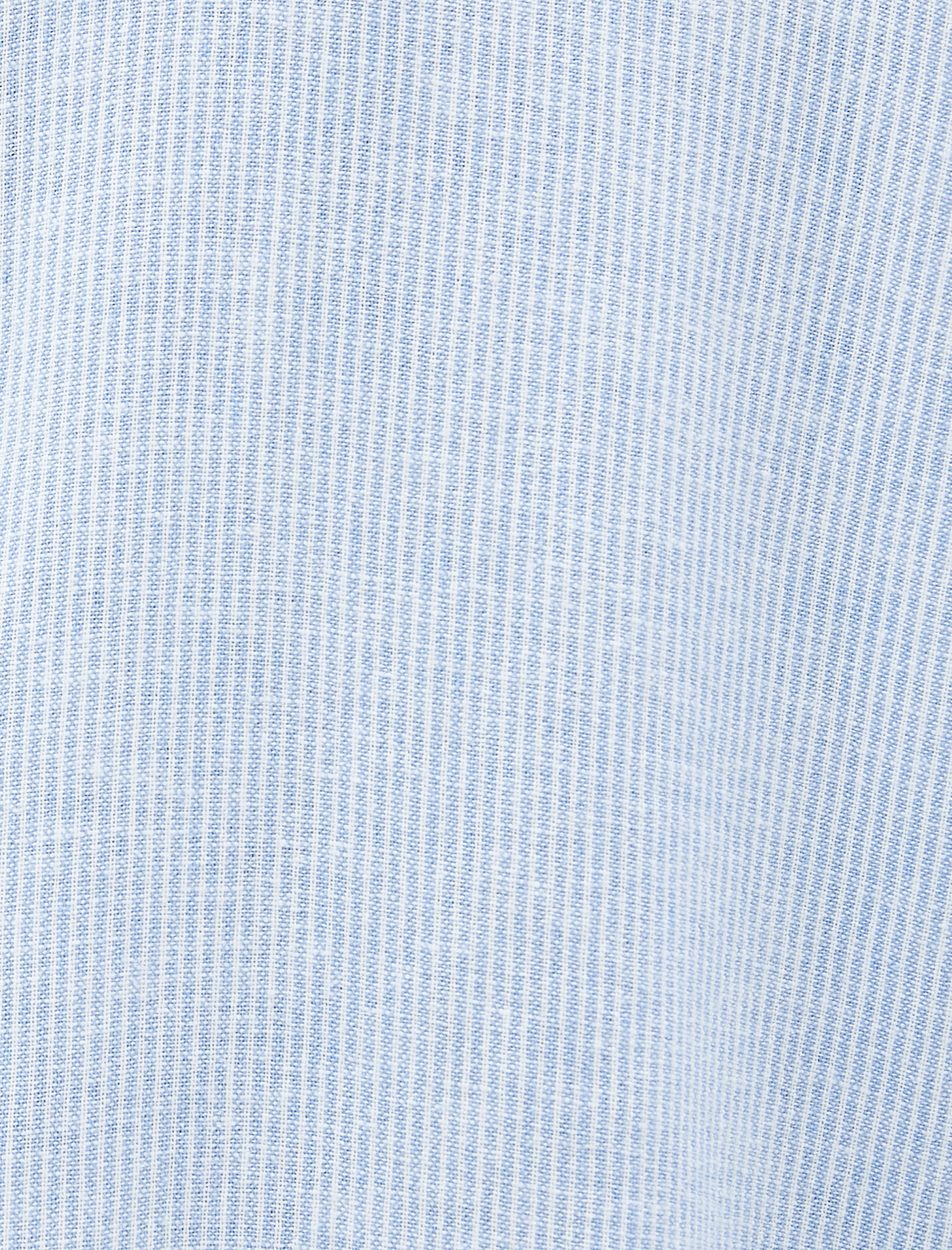   Hakim Yaka Gömlek Keten Karışımlı Düğmeli Uzun Kollu