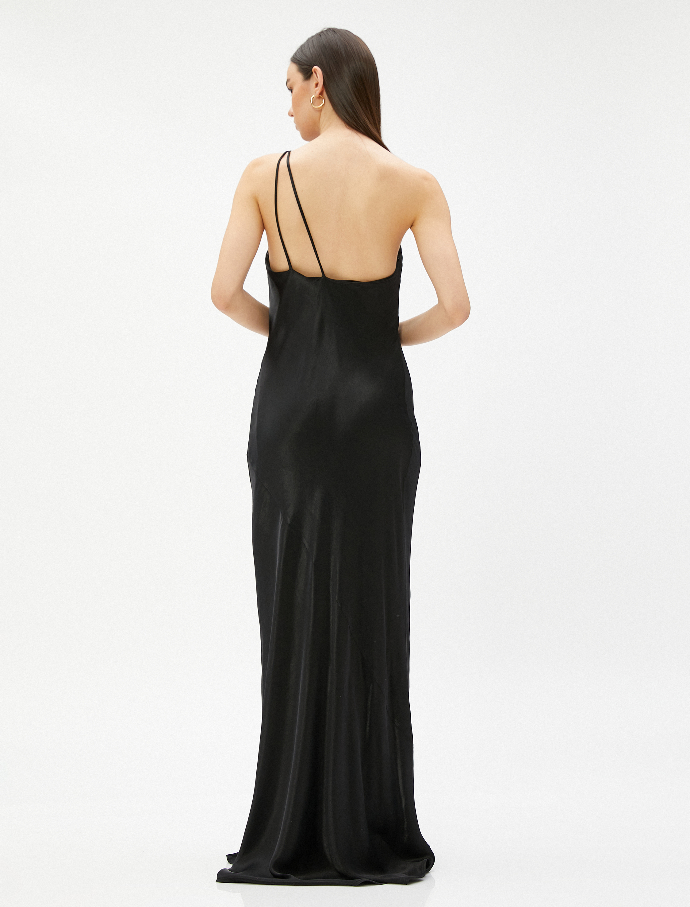   Balık Abiye Elbise Tek Omuz