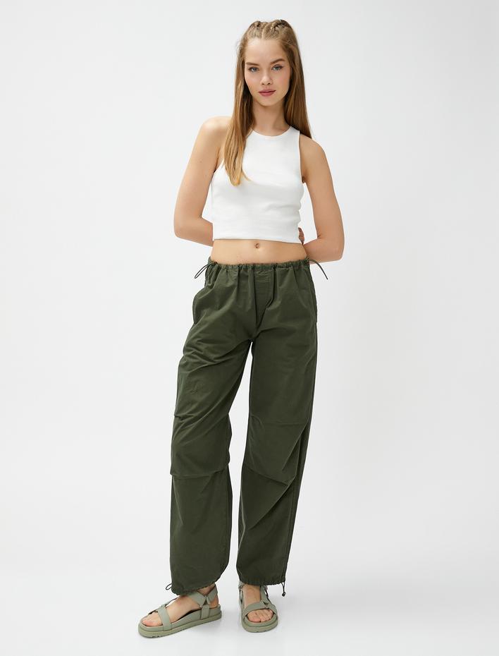  Basic Crop Atlet Halter Yaka Fitilli