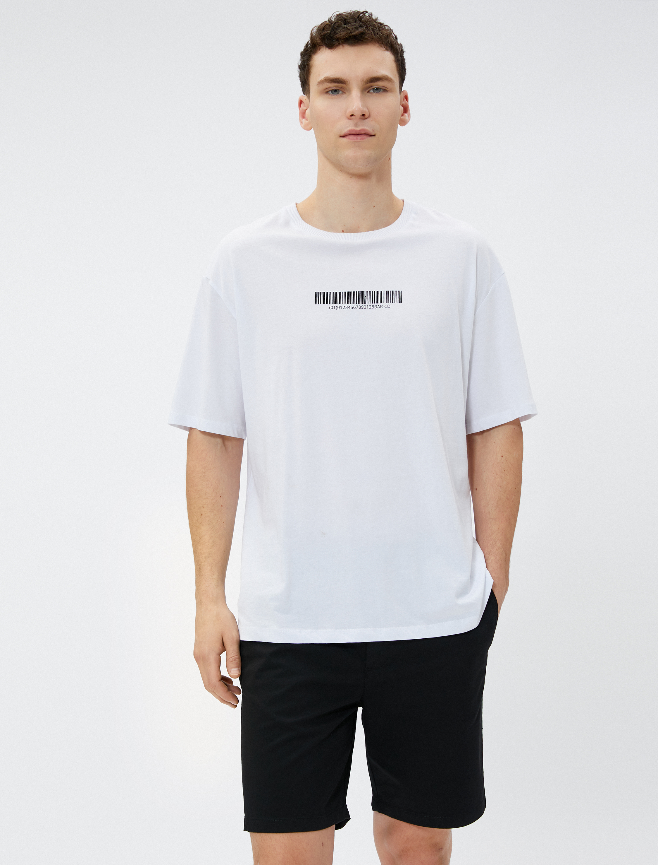   Chino Şort Beli Bağlamalı Cepli Pamuklu