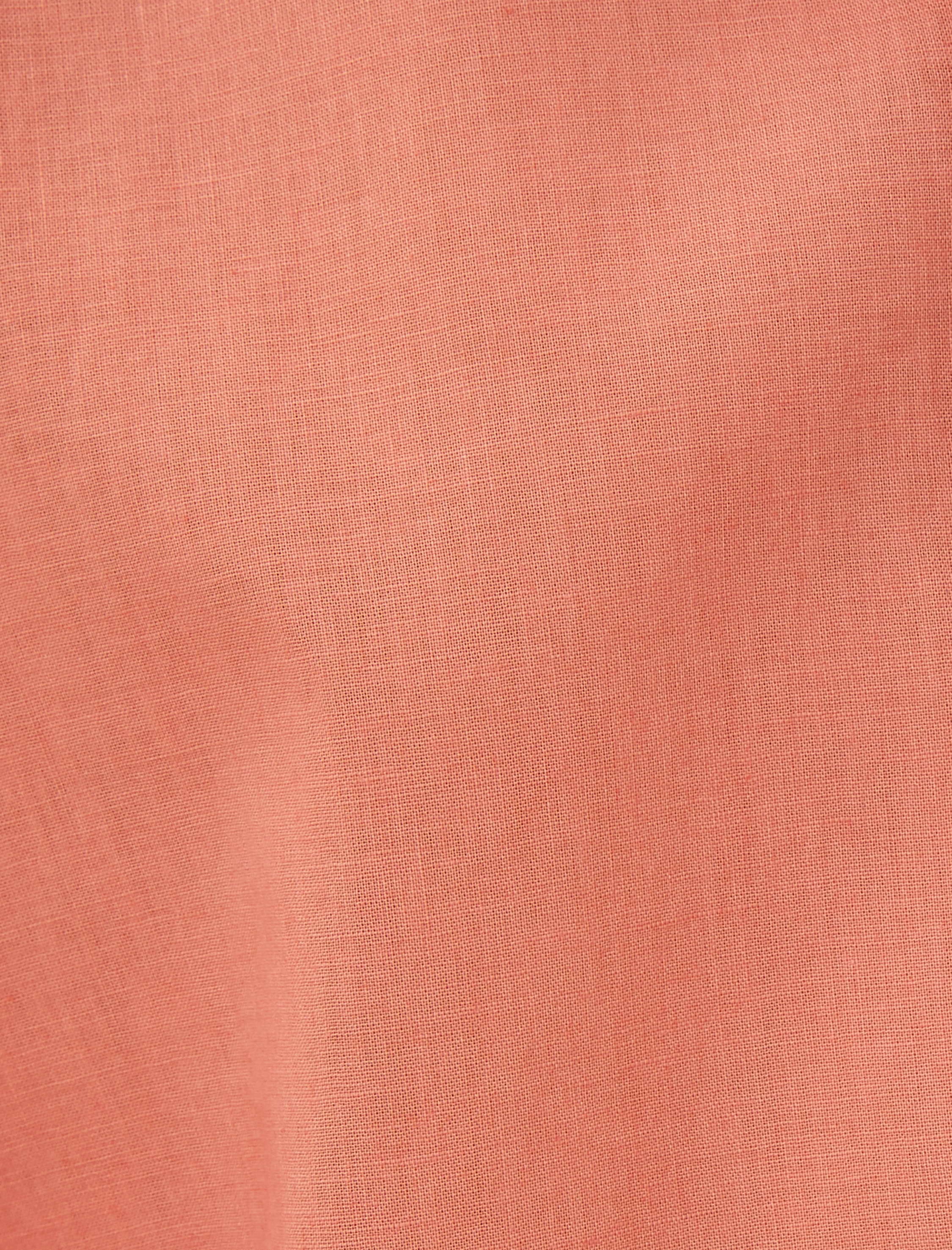   Keten Karışım Gömlek Klasik Yaka Uzun Kollu