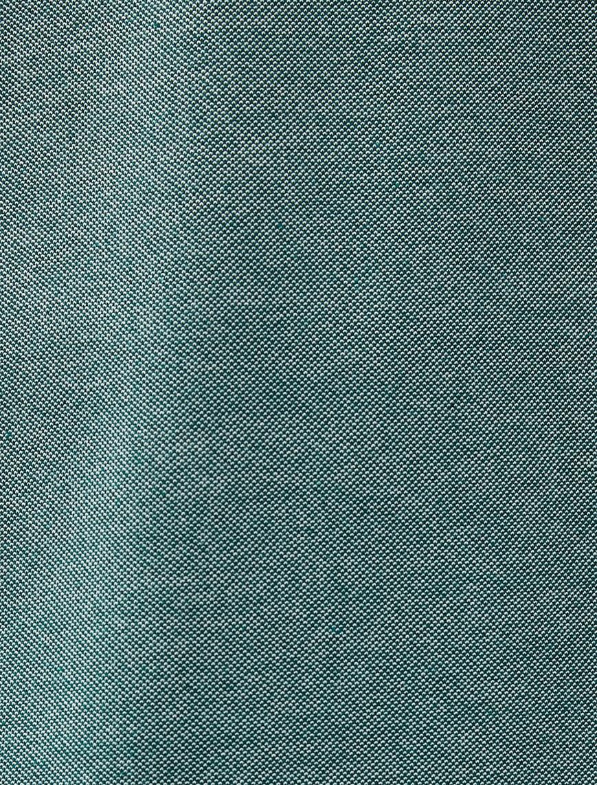   Polo Yaka Tişört Düğmeli Dar Kesim Kısa Kollu