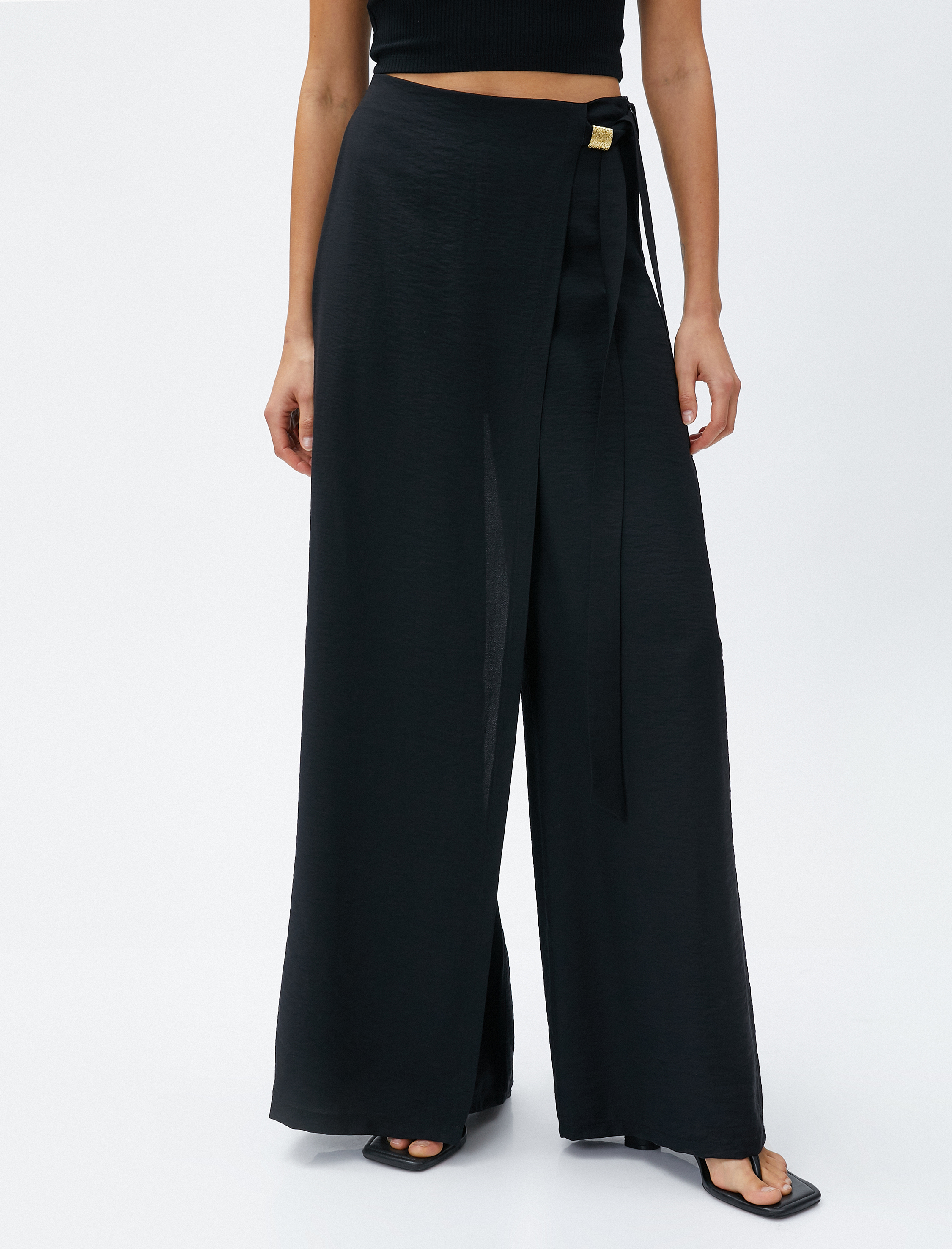   Palazzo Pantolon Anvelop Kapama Detaylı