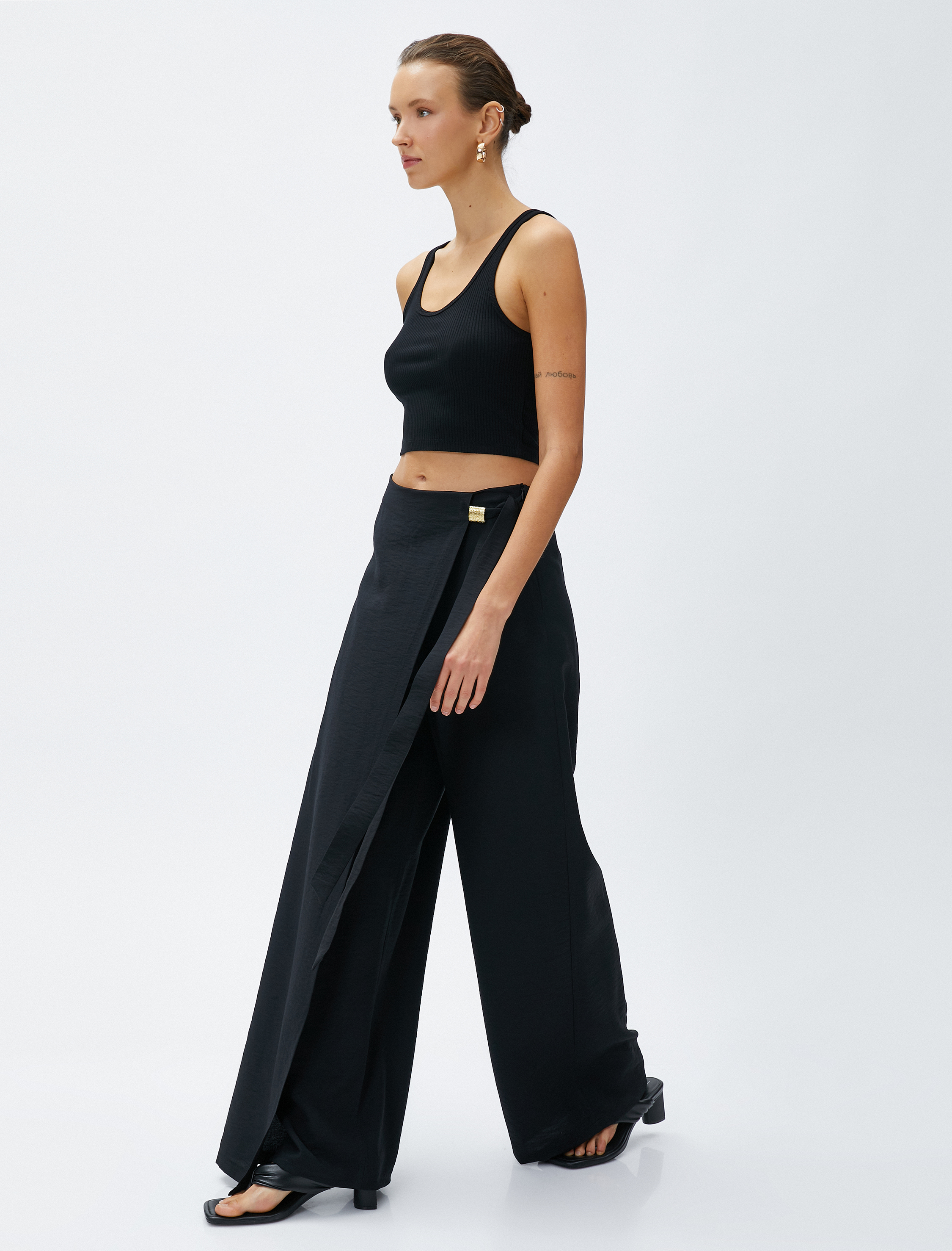   Palazzo Pantolon Anvelop Kapama Detaylı