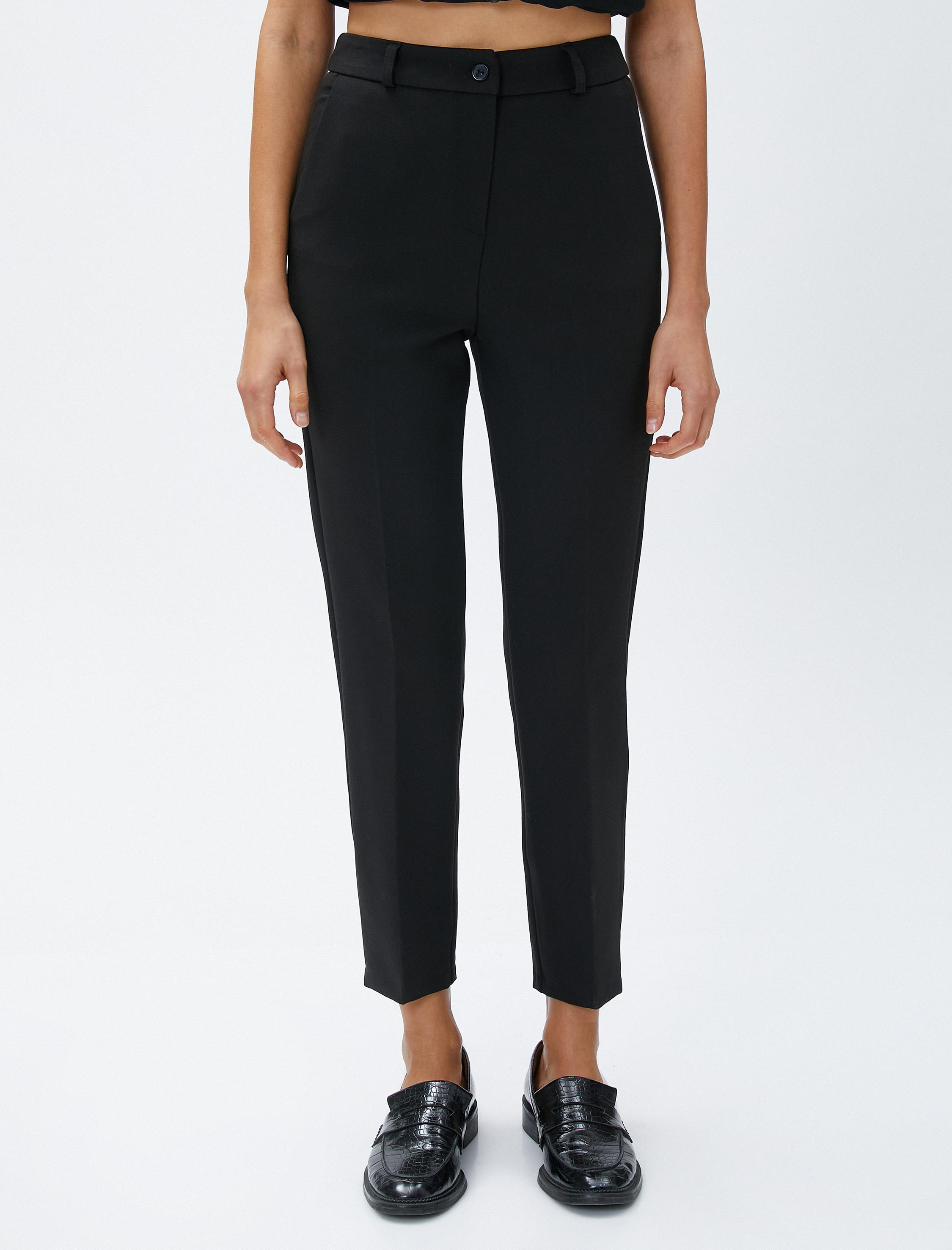   Basic Kumaş Pantolon Yüksek Bel