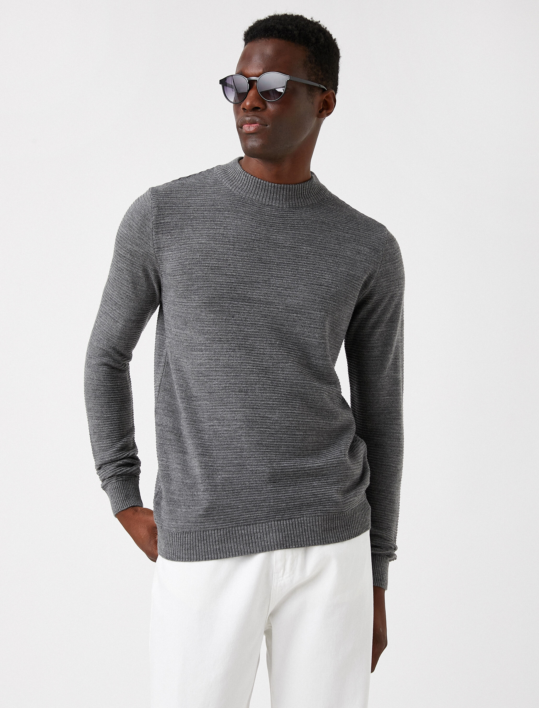   Basic Balıkçı Yaka Kazak