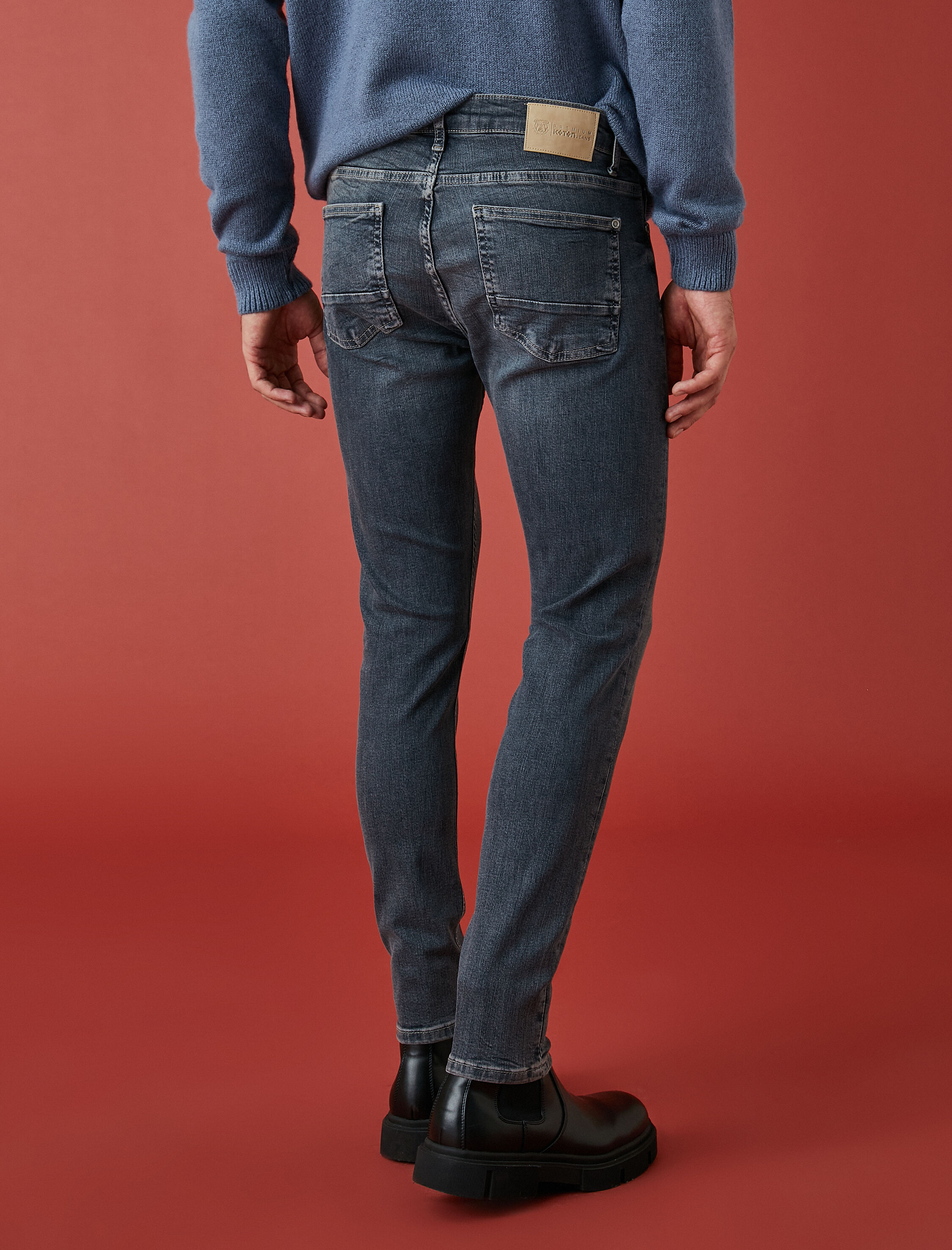 Lacivert Erkek Skinny Fit Kot Pantolon Michael Jean 3WAM40030ND Koton