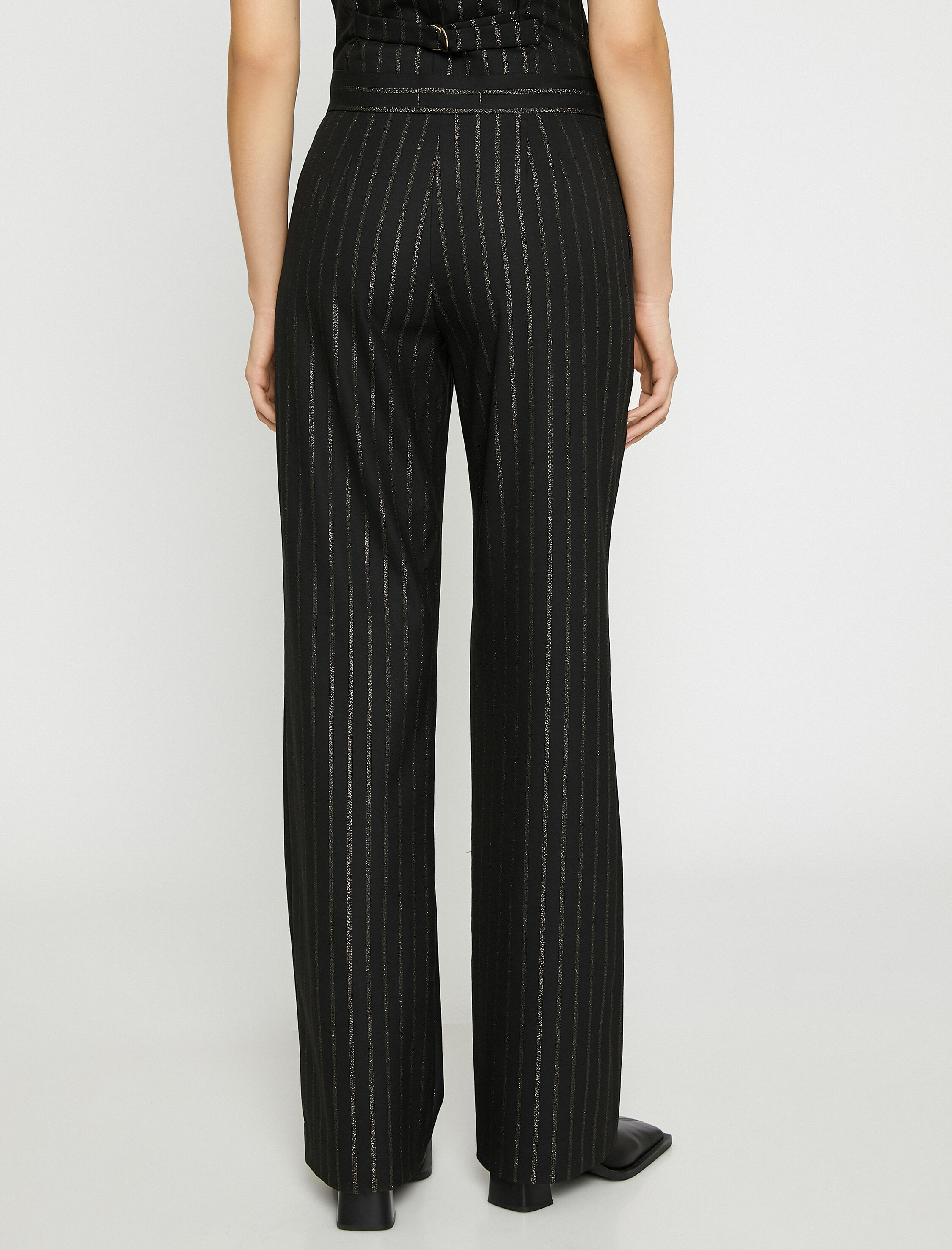   Pırıltılı Bol Paça Pantolon